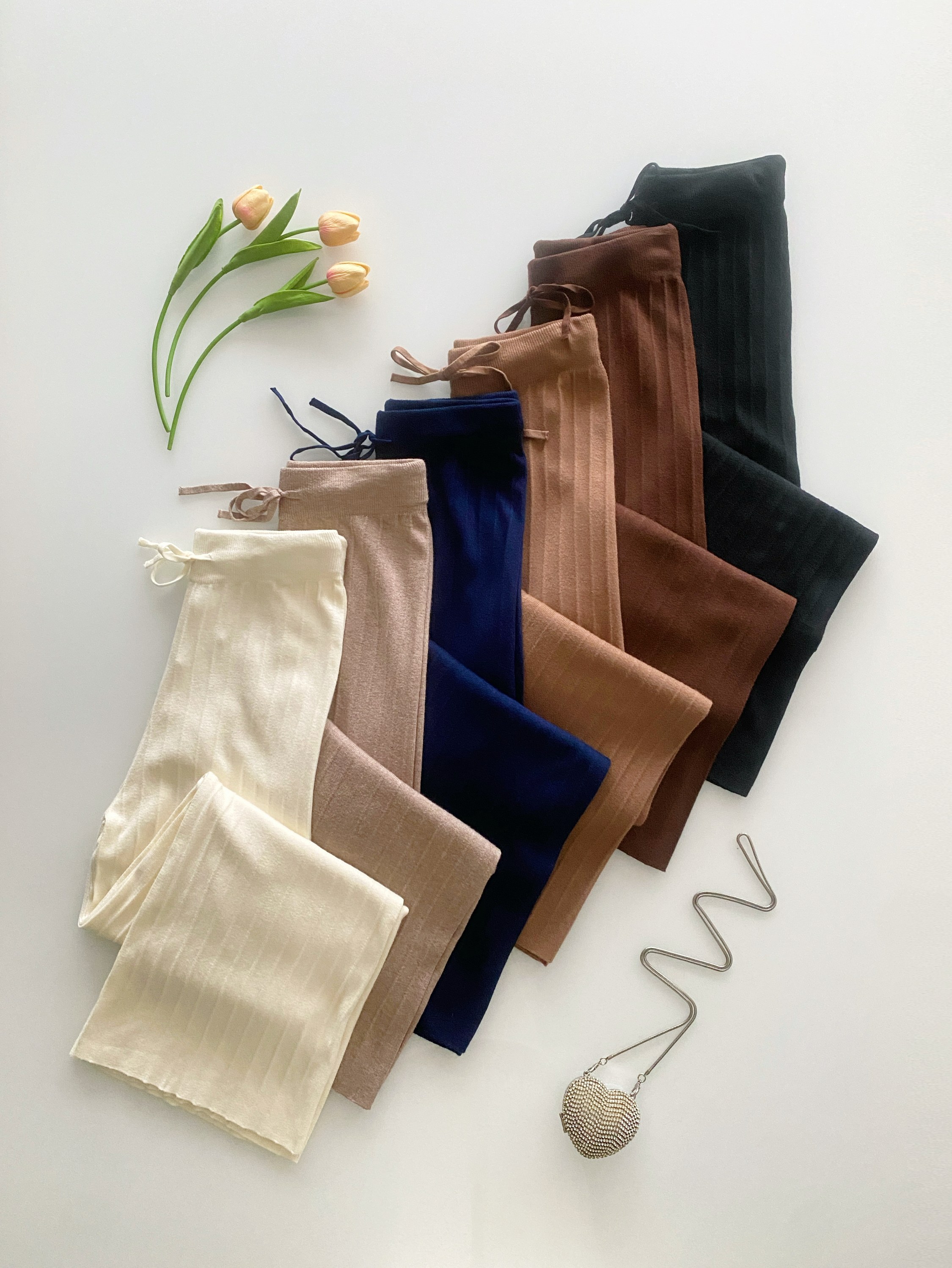 836# Calça pantalona modal lãzinha Isabella moda