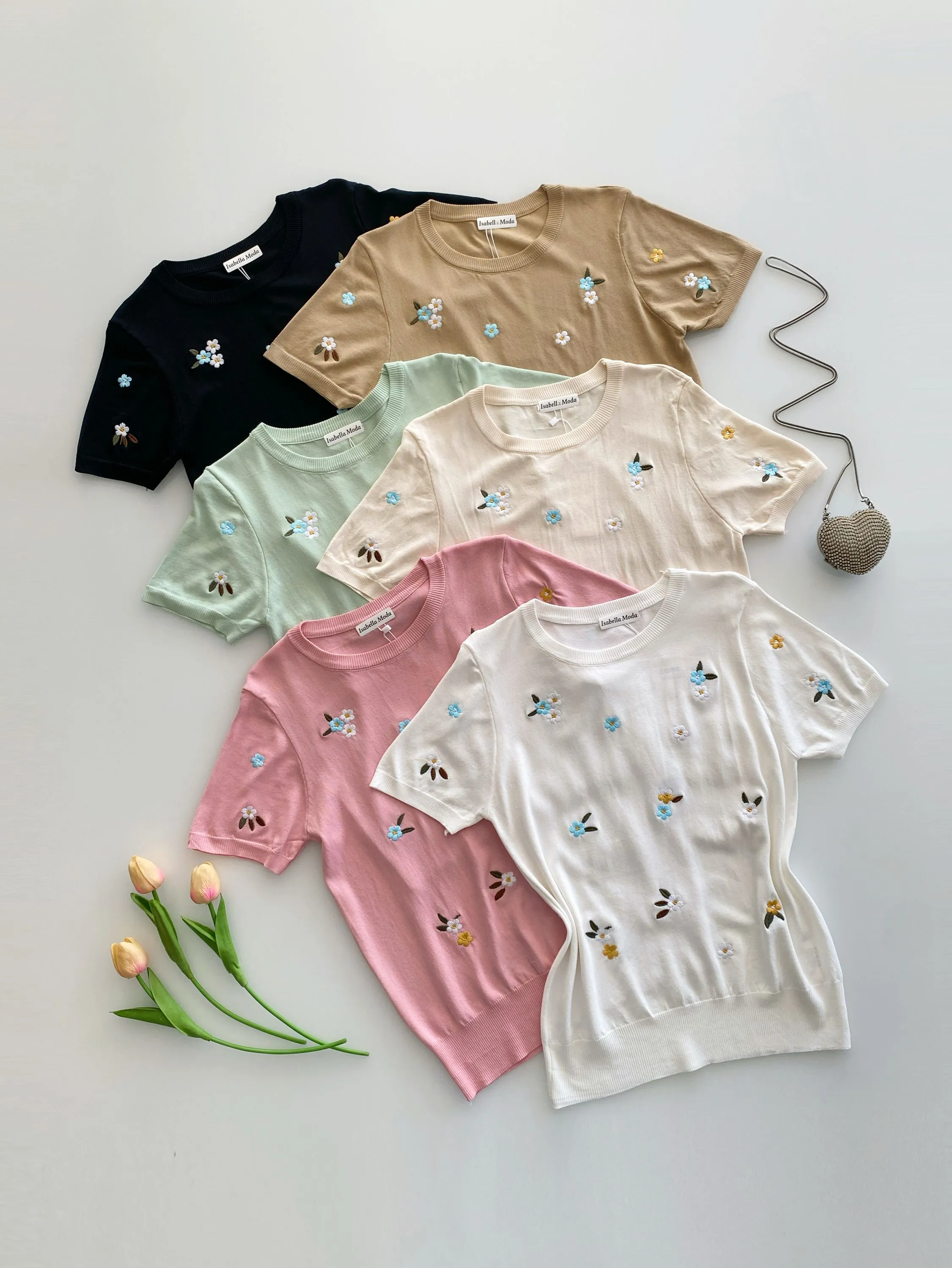 Blusa modal fresquinho com bordado Isabella moda
