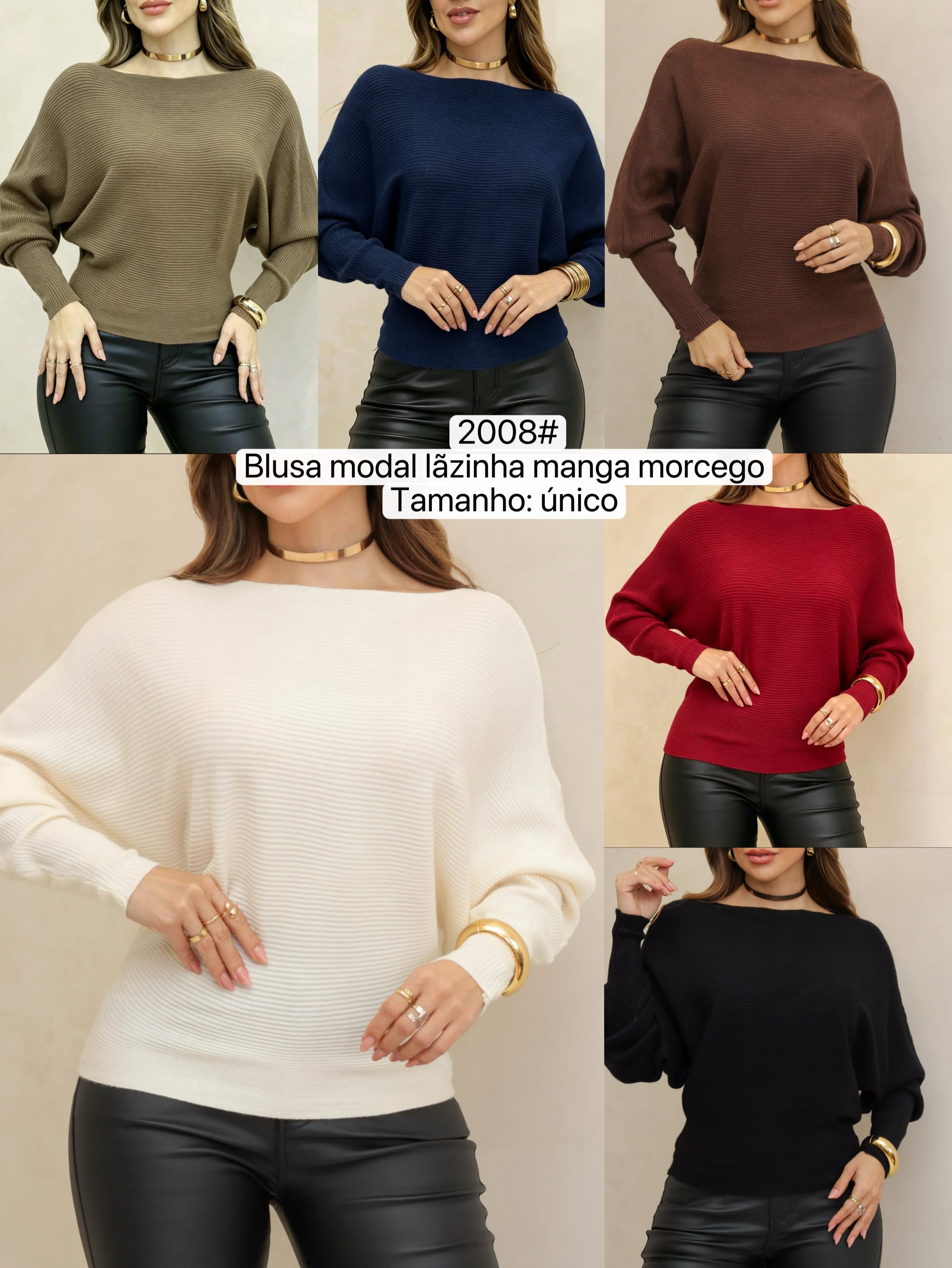 Blusa modal lãzinha manga morcego Isabella moda