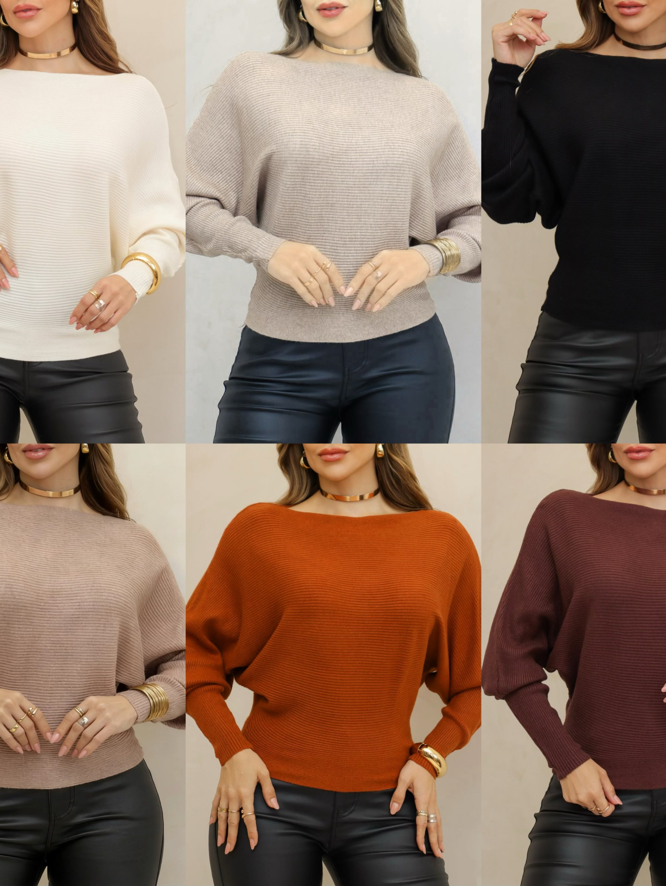 Blusa modal lãzinha manga morcego Isabella moda