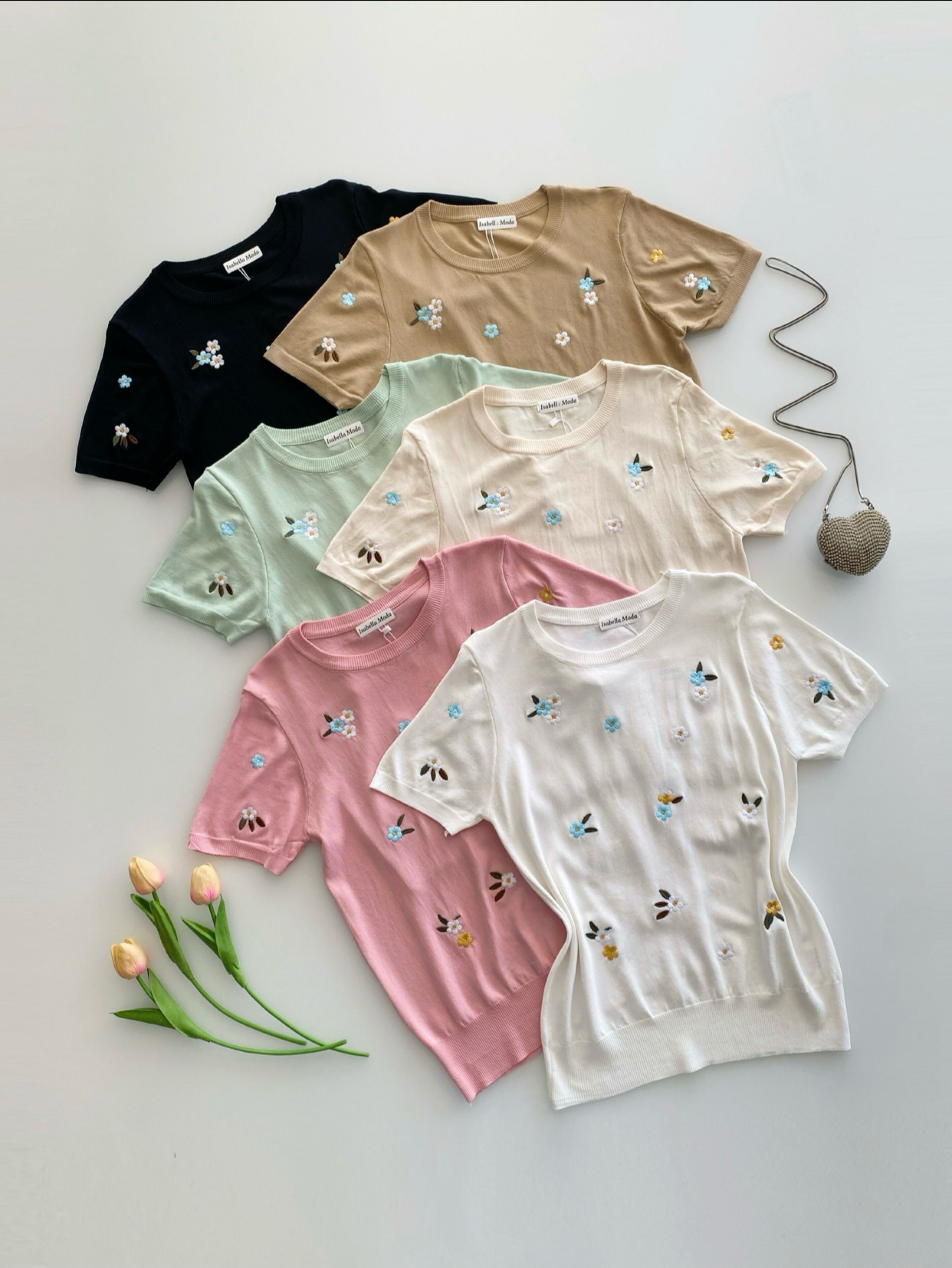 Blusa modal fresquinho com bordado Isabella moda