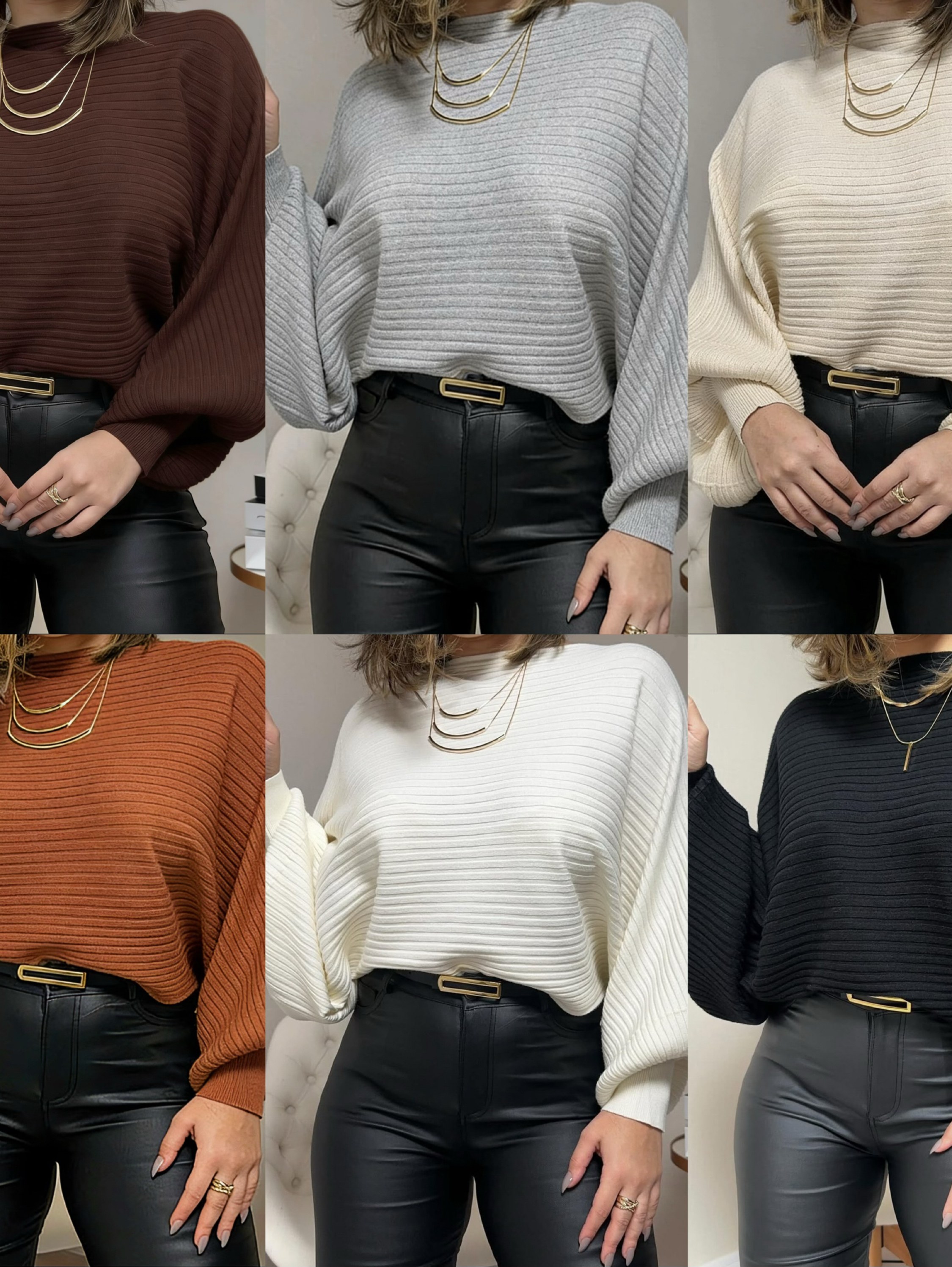 MAX blusa modal manga lantejoula Isabella moda