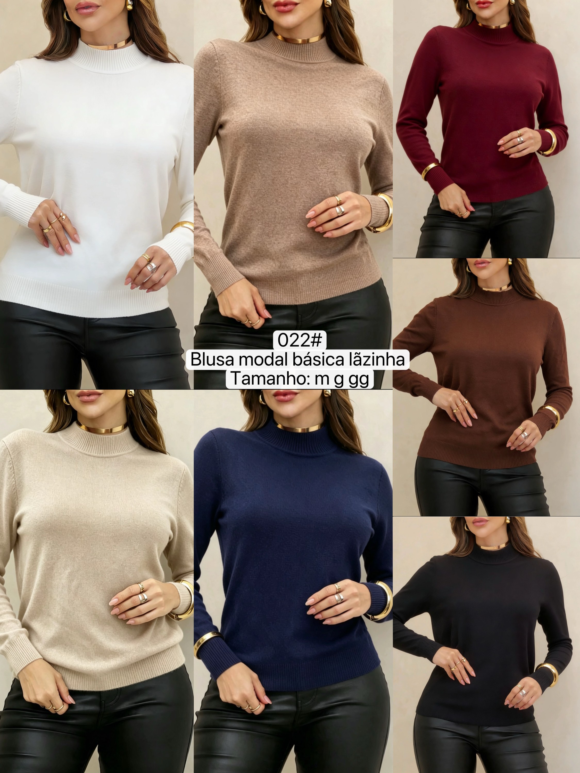 022# Blusa modal lãzinha Isabella moda