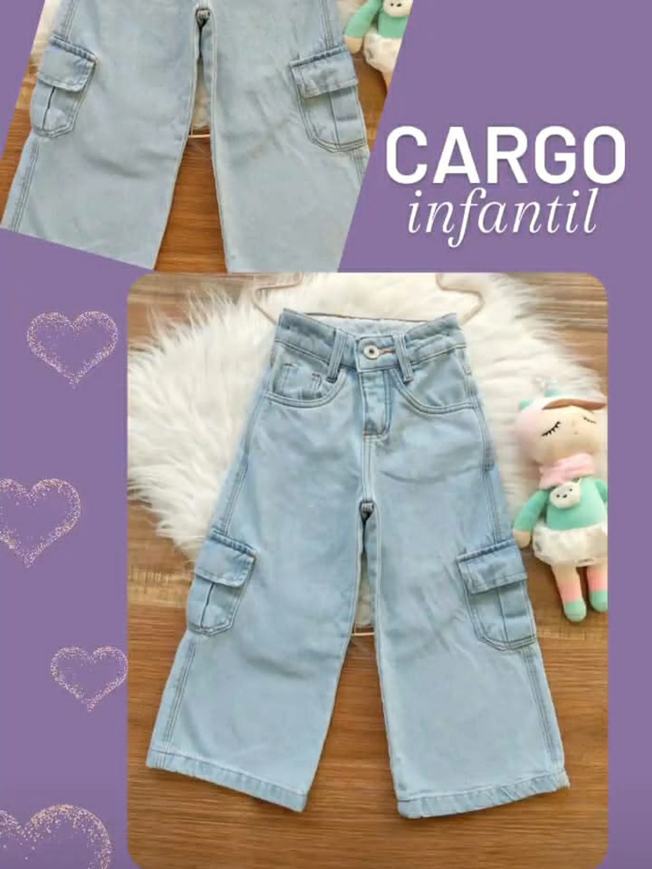 Calça jeans infantil