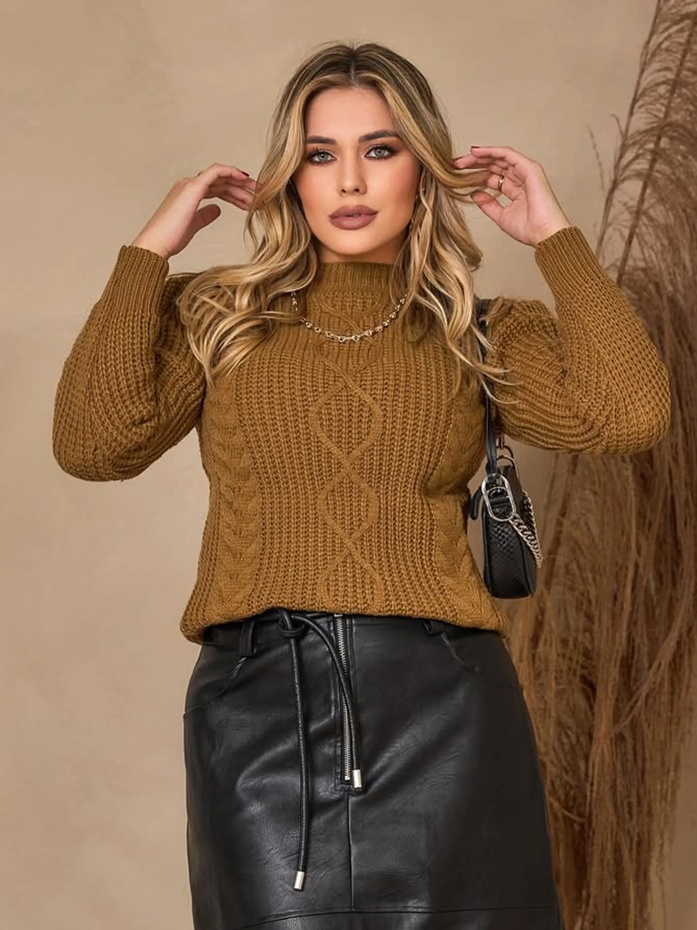 Blusa de tricot