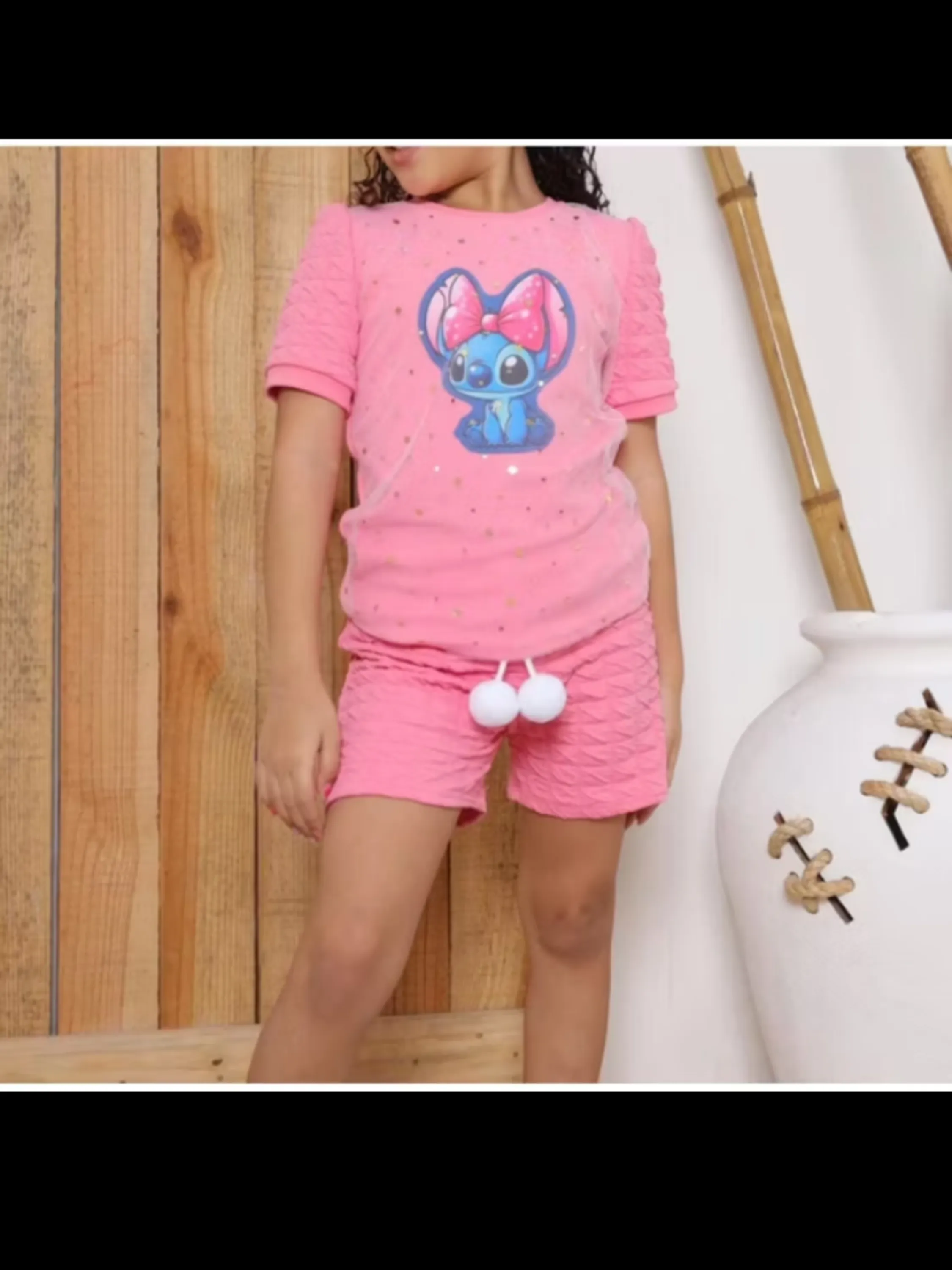 Conjunto infantil stich