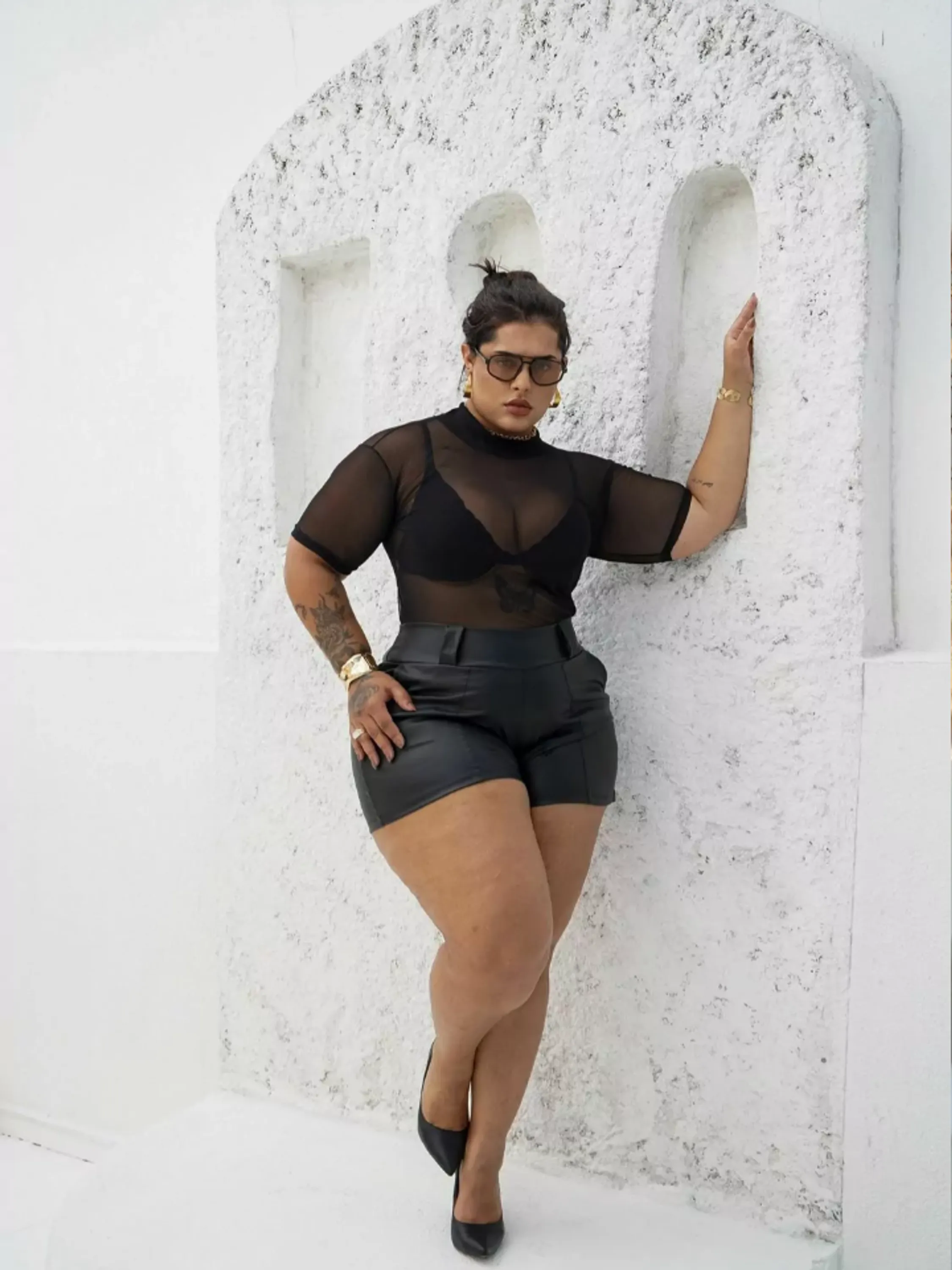 Blusa tule plus