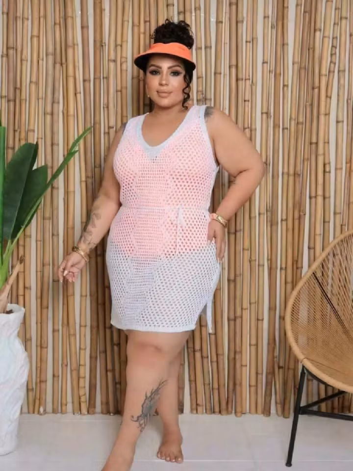 Saída de praia tricot