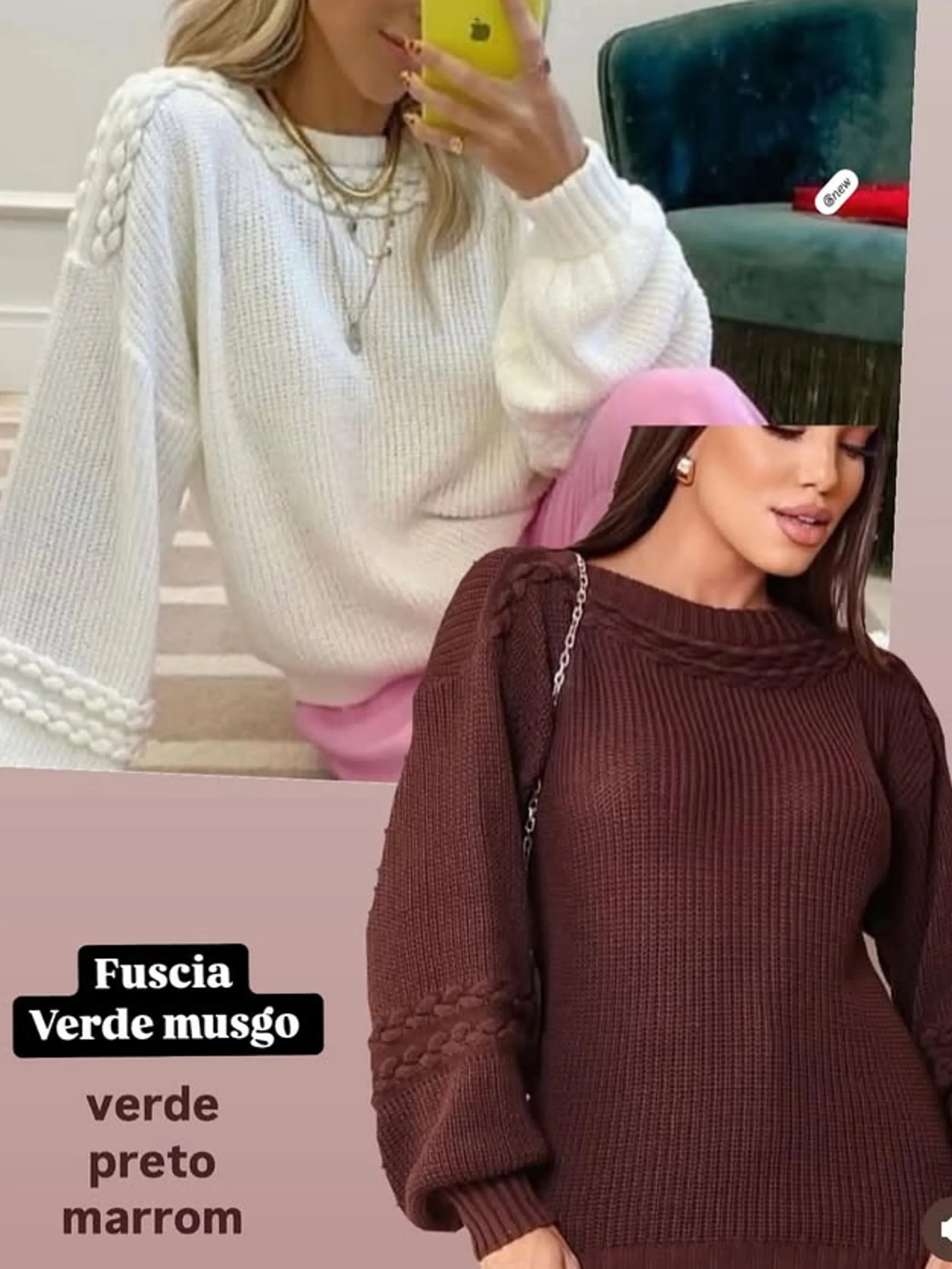 Blusa de tricot