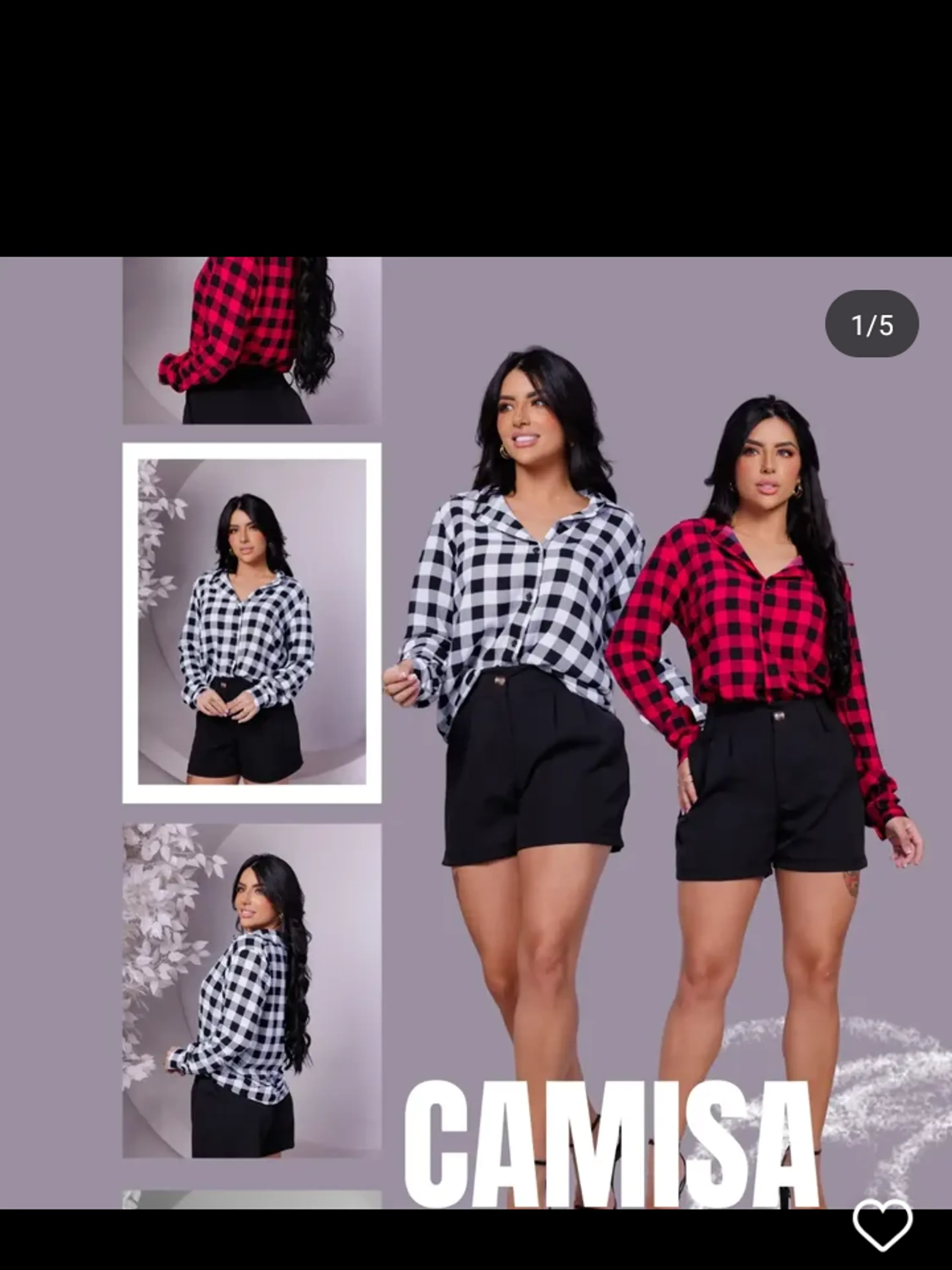 Camisa xadrez