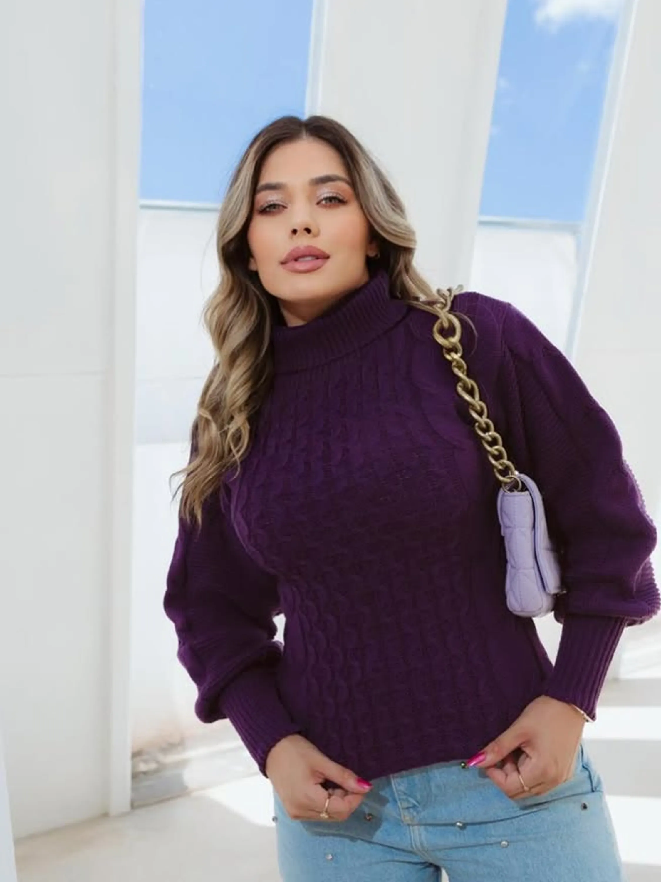 Blusa de tricot