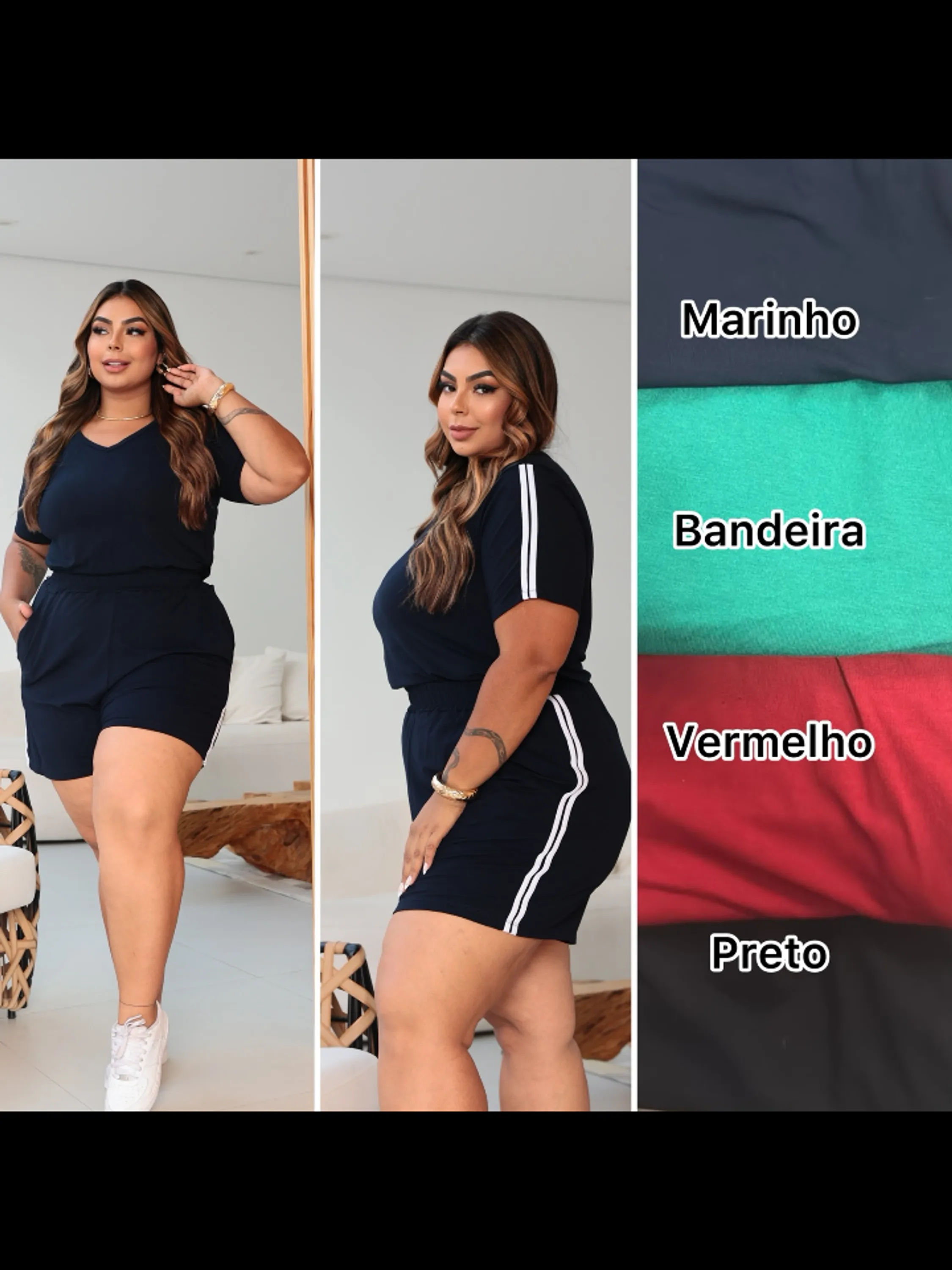 Conjunto listrado