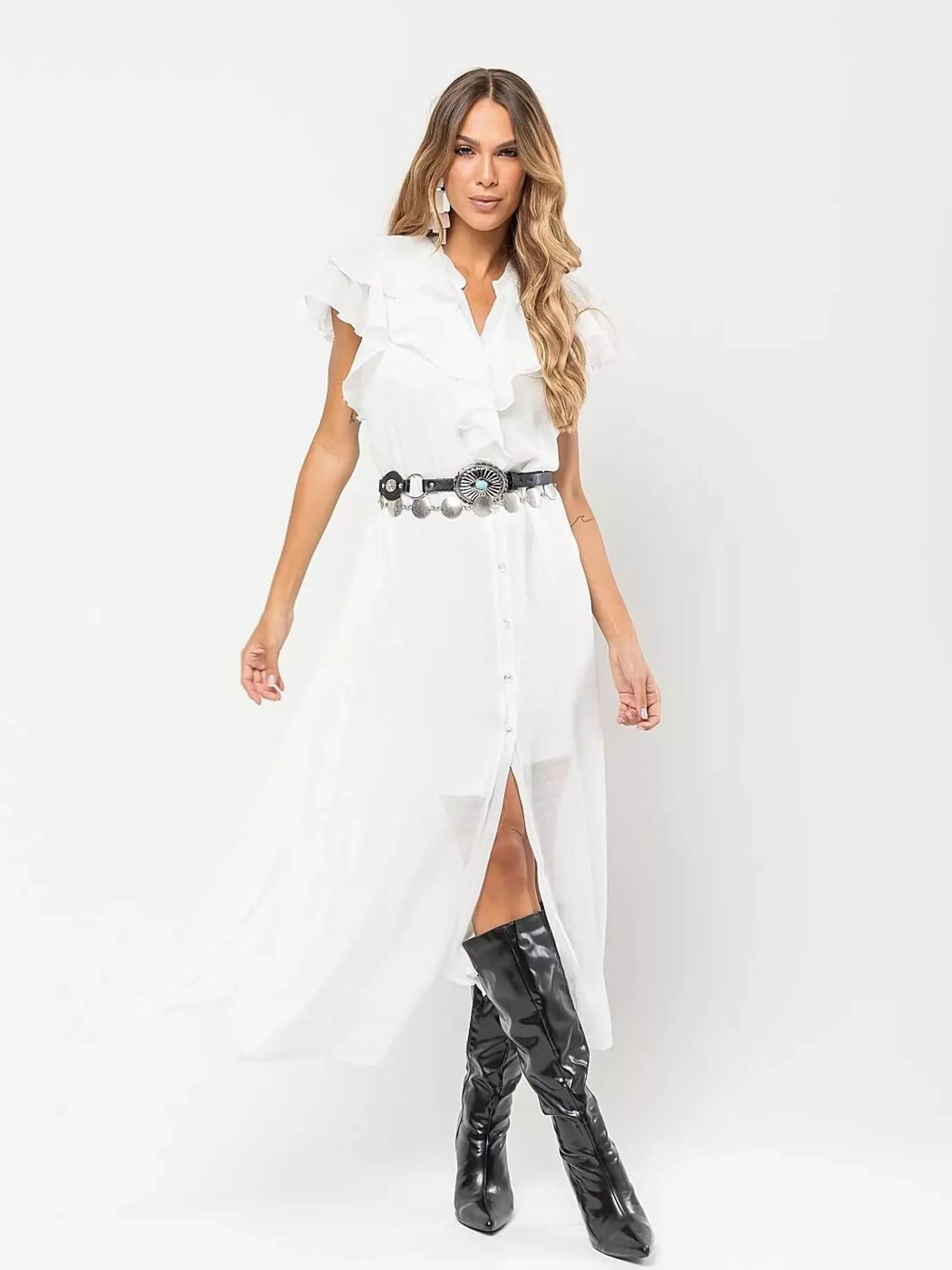 VESTIDO BABADO