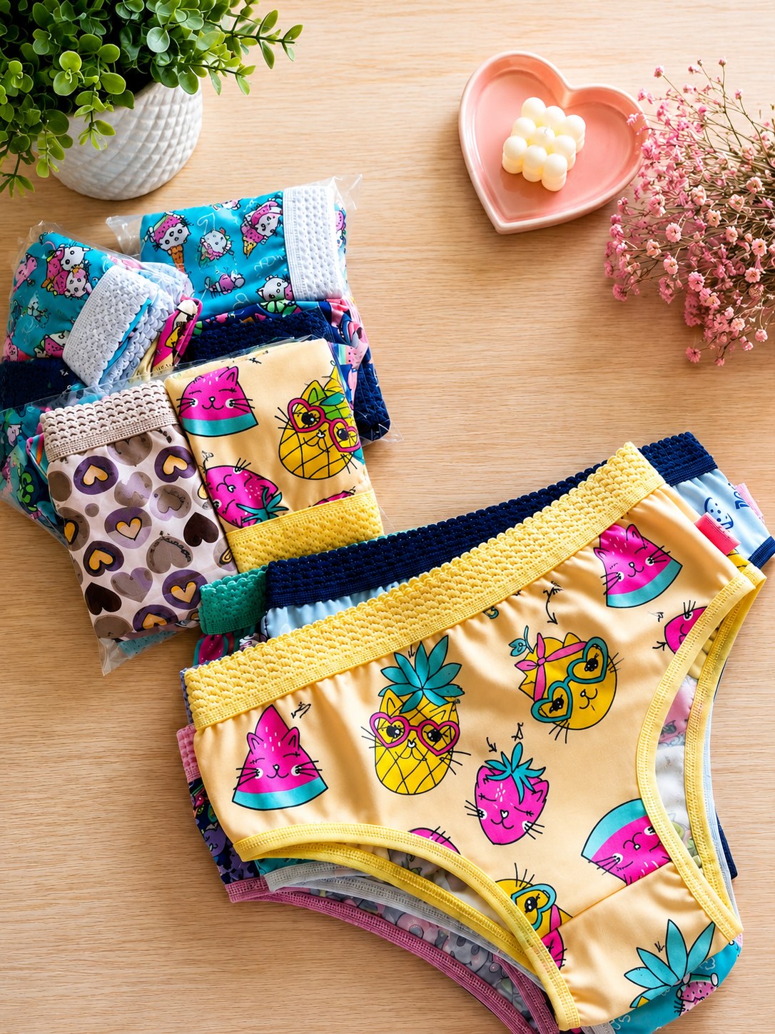 KIT C/4 ROSE INFANTIL