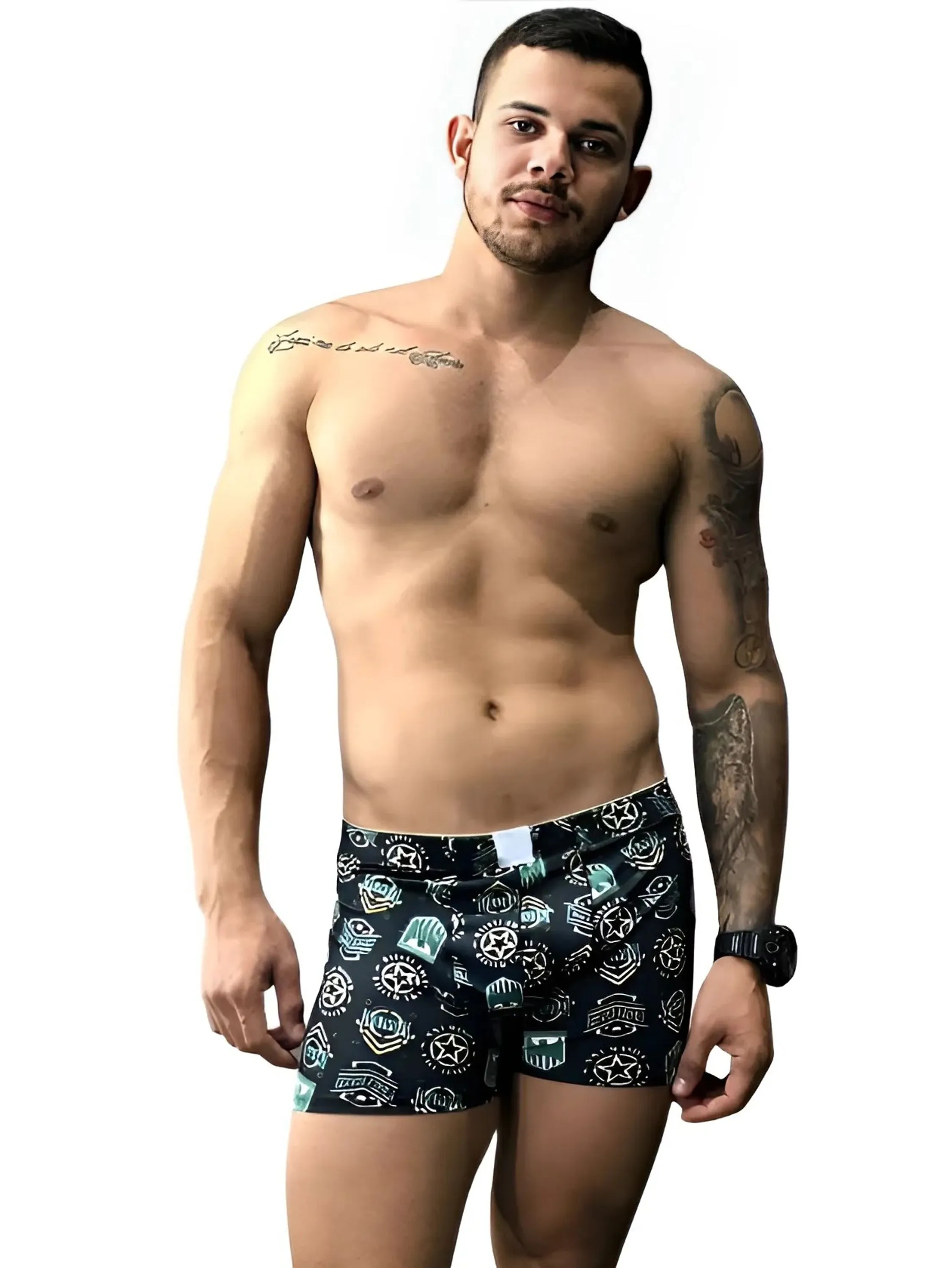 KIT C/ 3 CUECAS BOXER ADULTO PALADINO CLASSIC