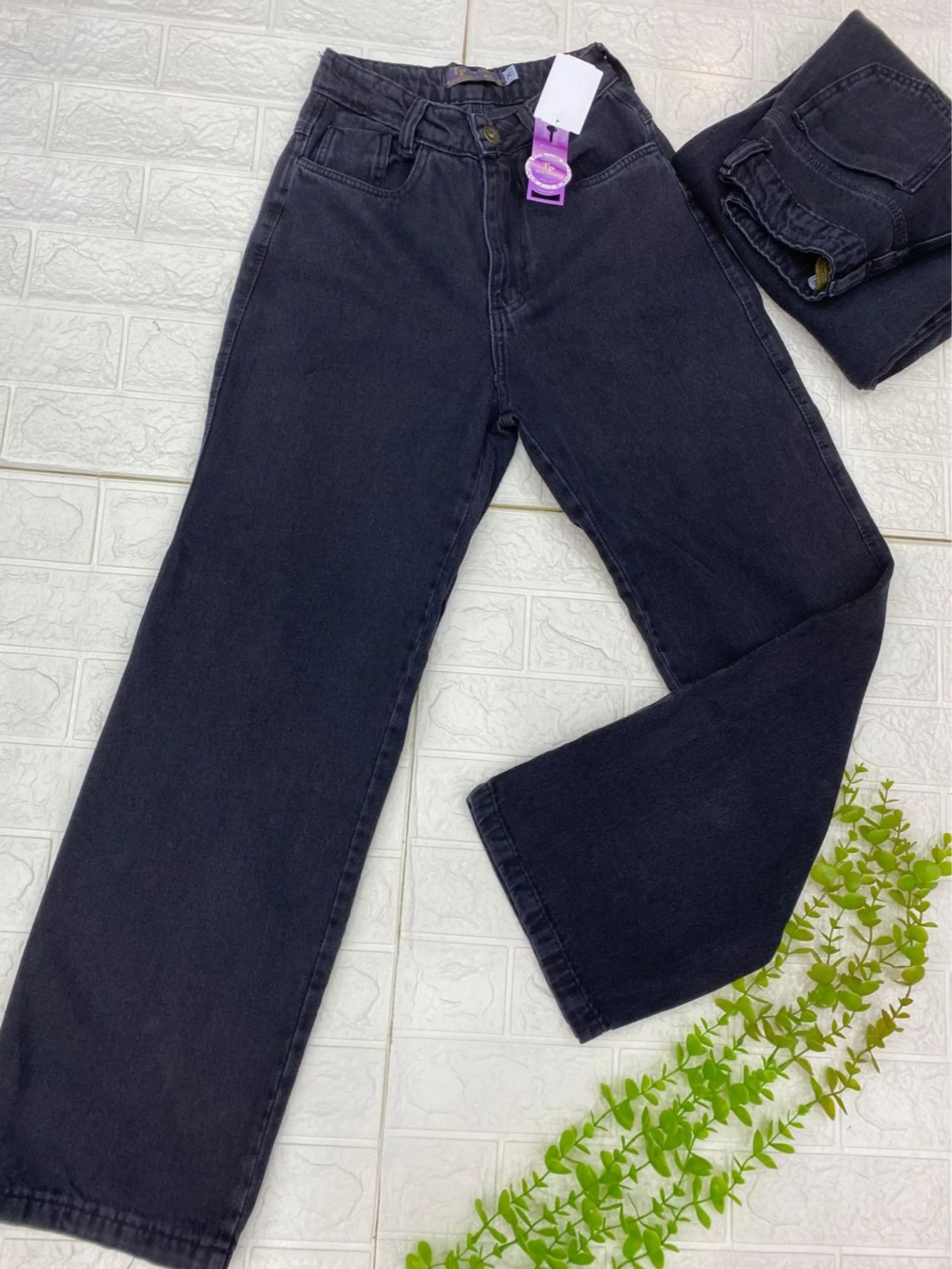 Calça jeans wedLeg femenino