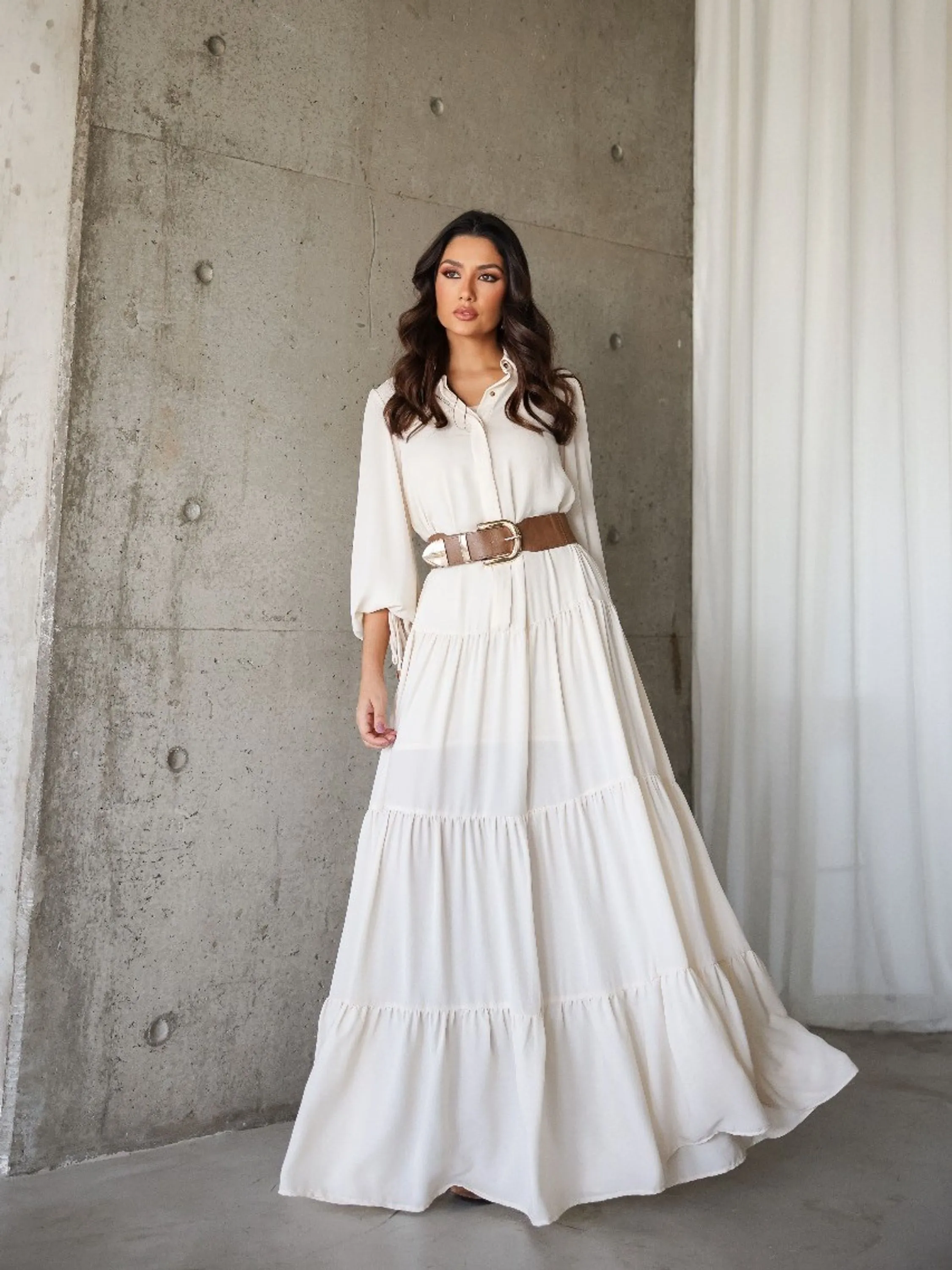 Vestido Longo Boho Cléo 1000761