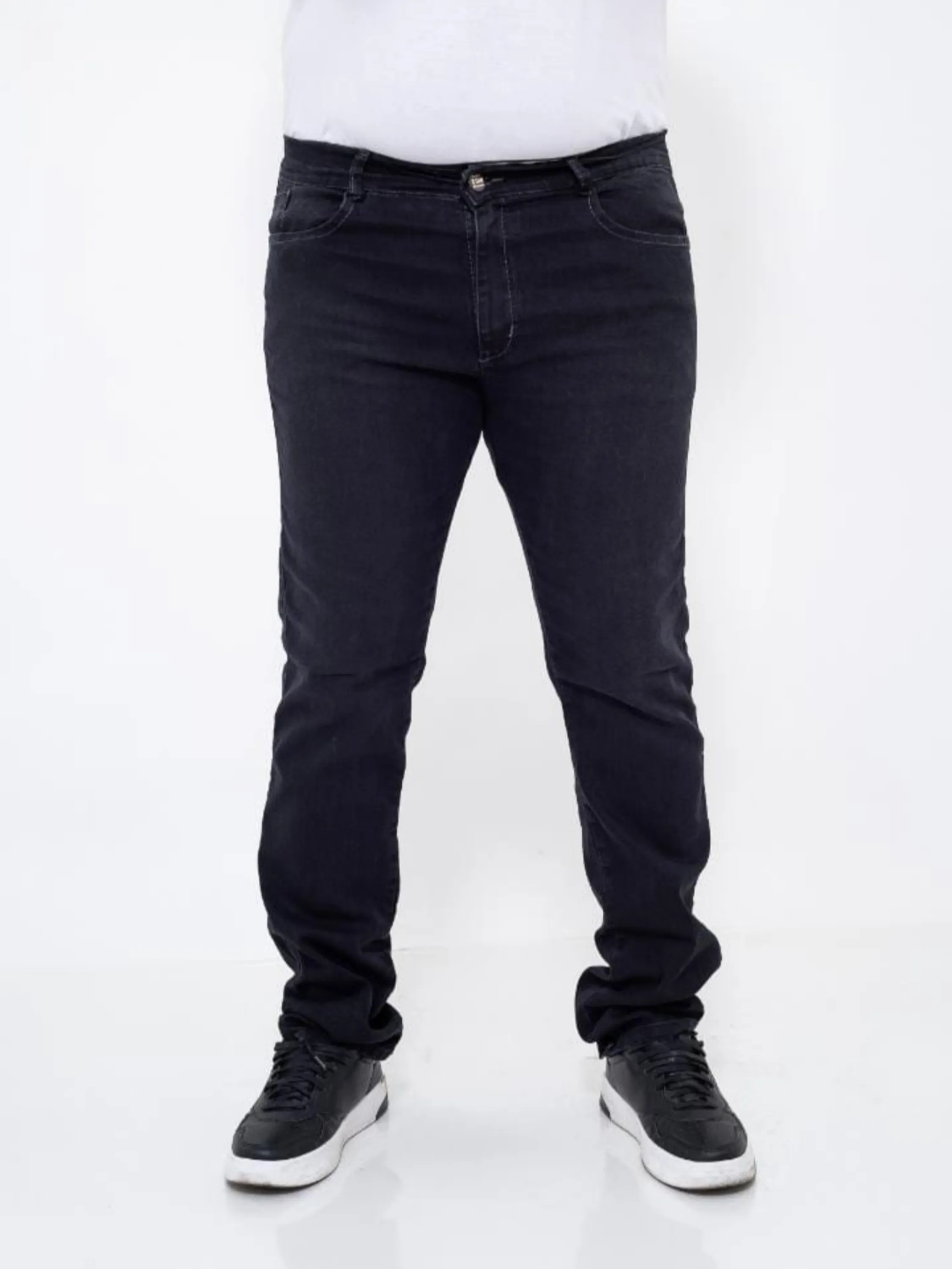 calça Jeans plus size masculina com elastano.