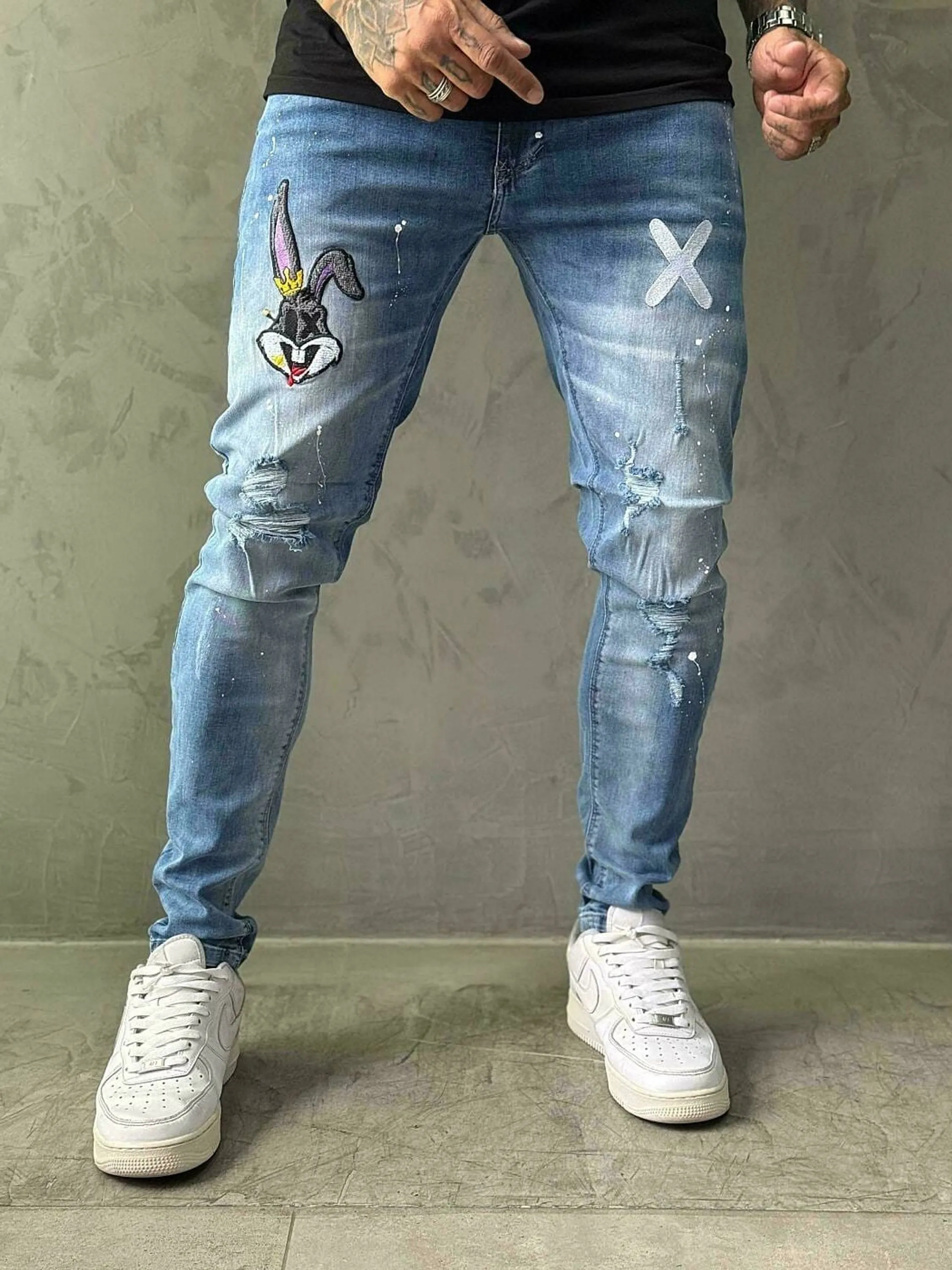calça jeans  skinny masculina Jay Jones