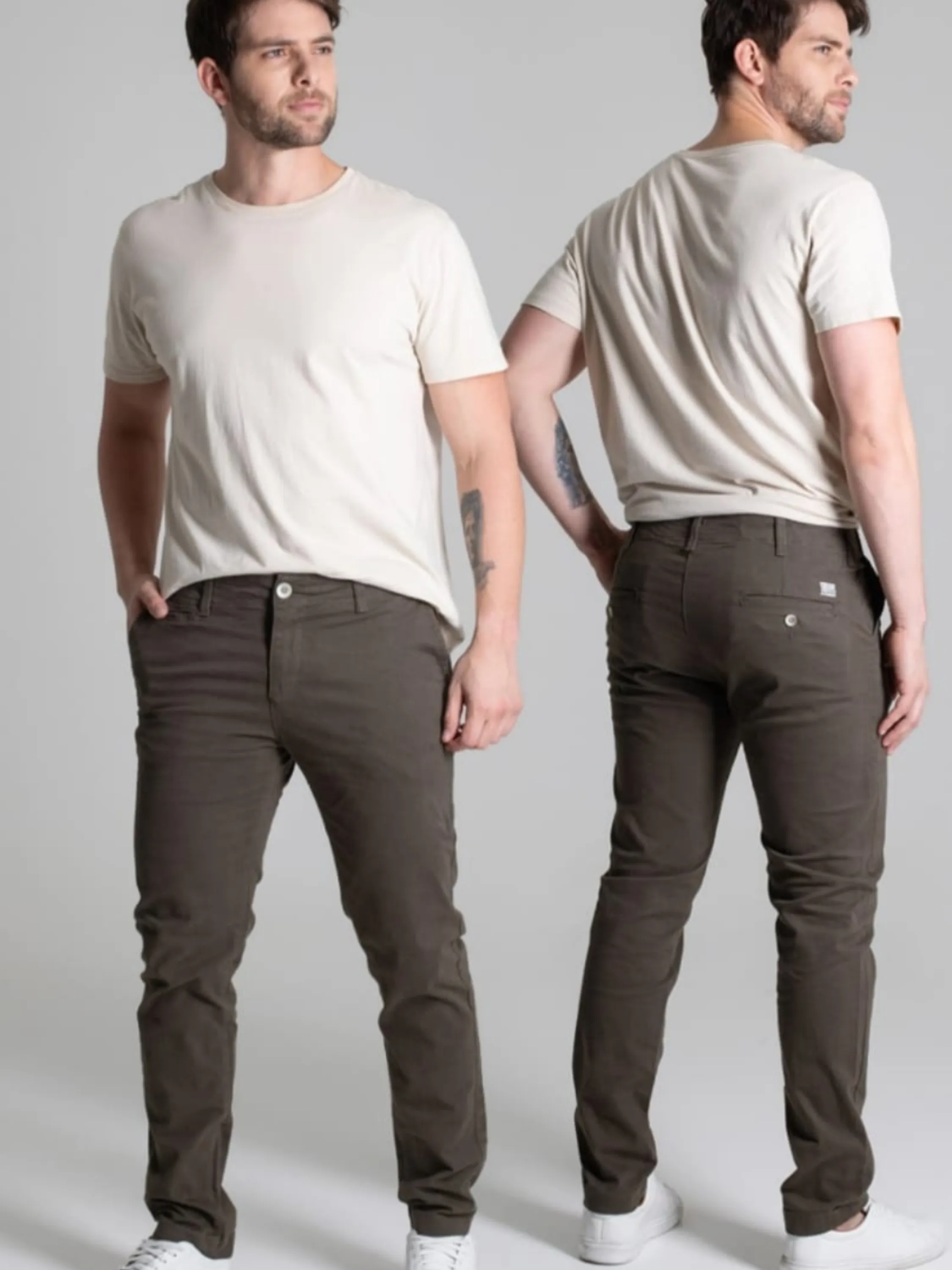 Calça Sawary masculina slim  diferenciada.