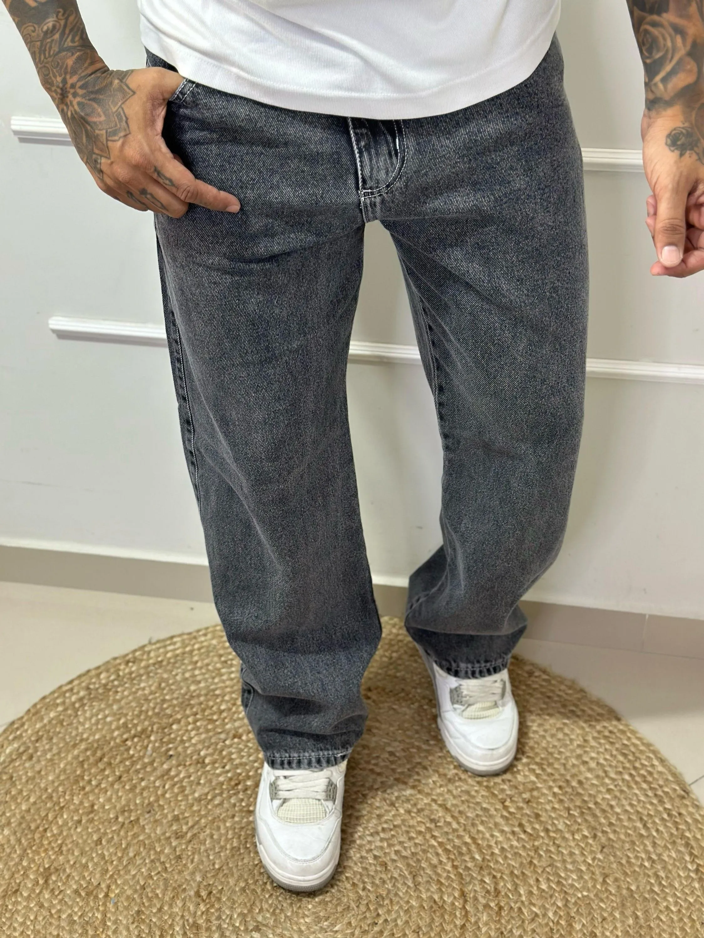 calça jeans baggy balão,masculina.