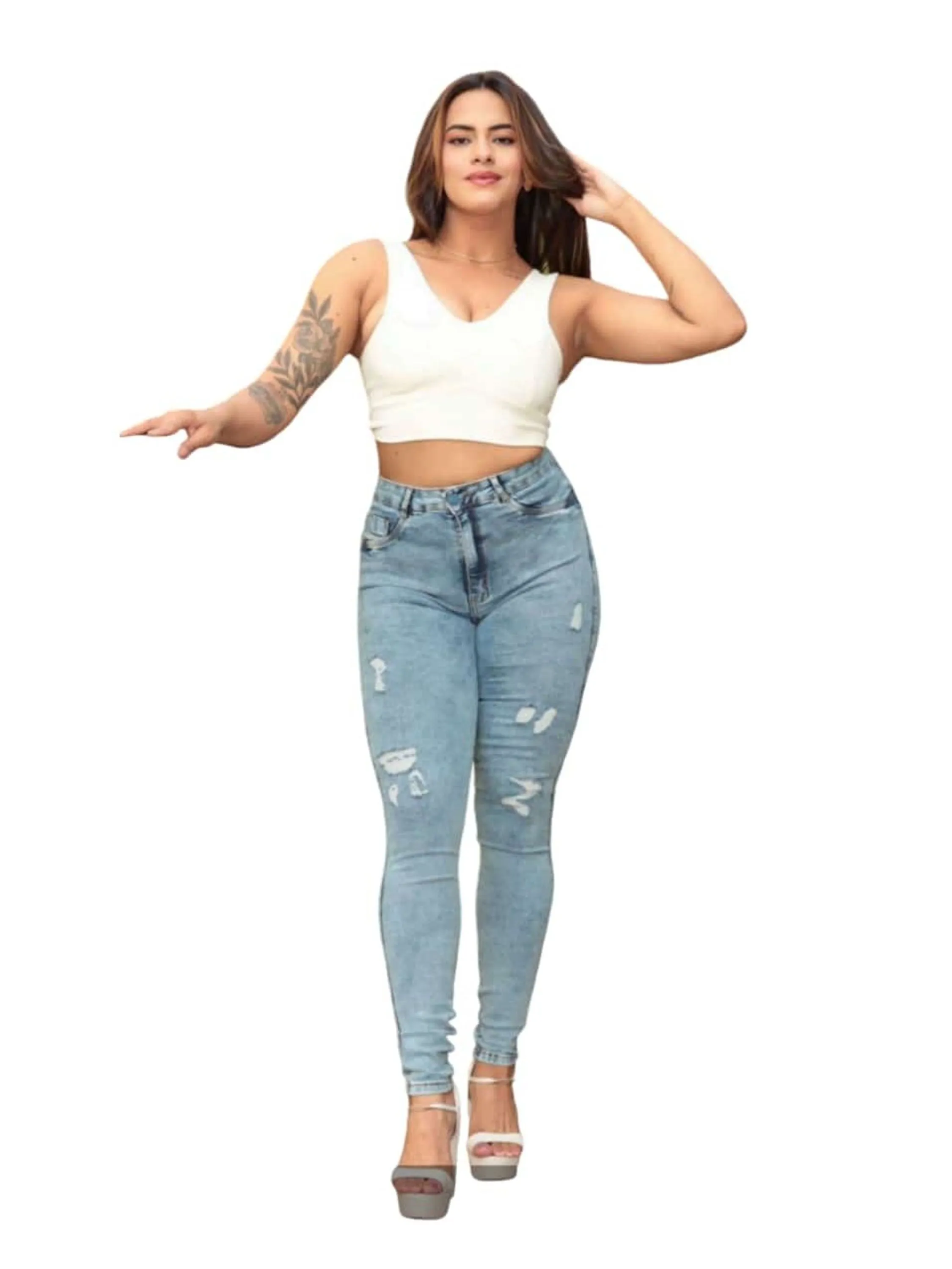 calça Jeans skinny feminina modelo levanta bumbum, exclusividade do tamanho 36 ao 46,  Premium de alta qualidade !!! faça já o seu pedido. a calça skinny é confeccionada para valorizar a mulher, sua composição com 2% de elastano e 98% poliéster.