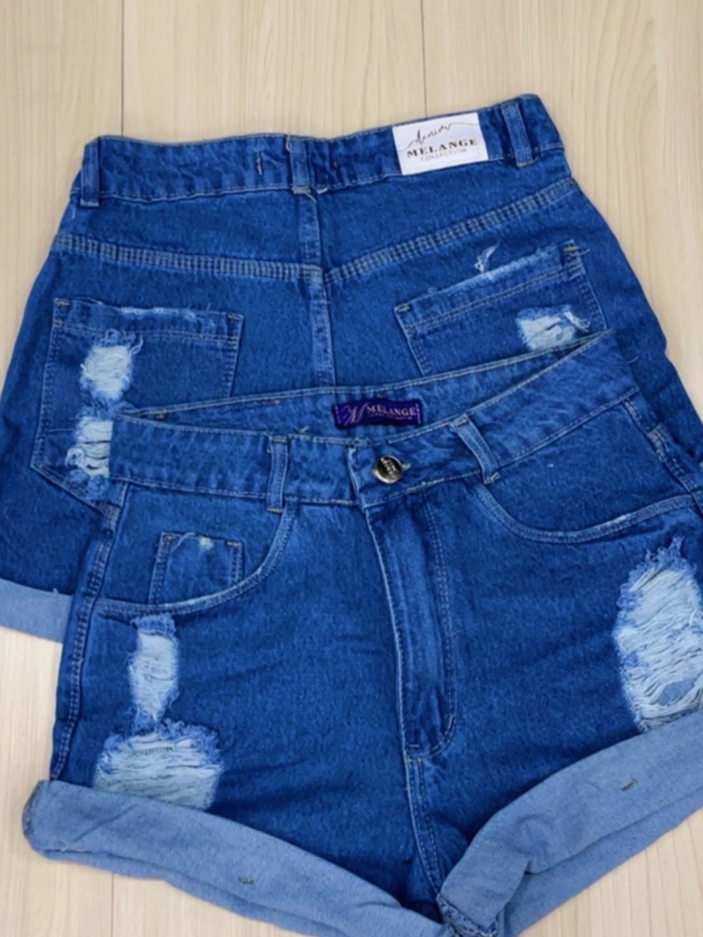 Shorts Jeans  curto feminino sem Lycra tamanhod do 36 ao 44