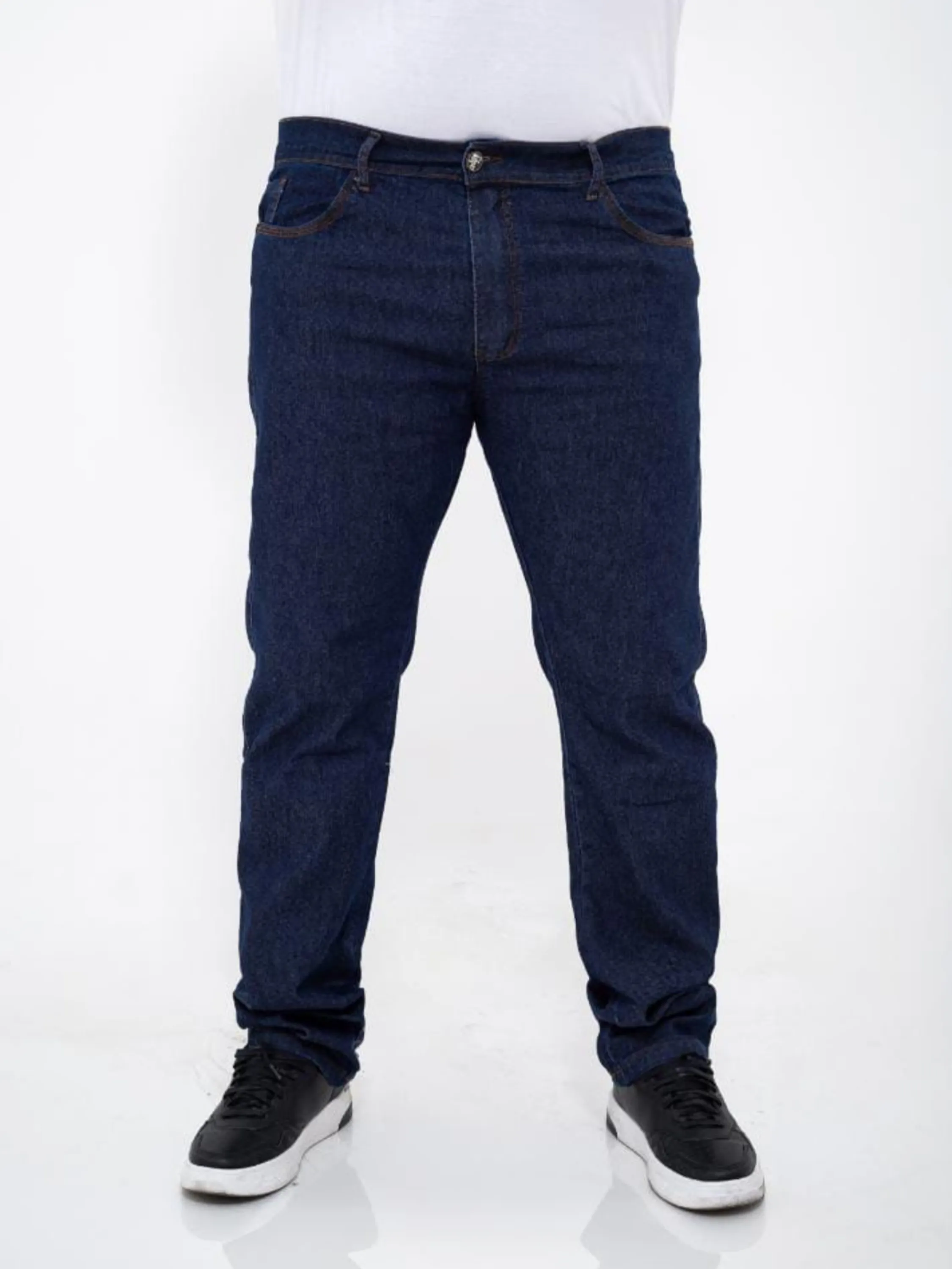 calça Jeans plus size masculina com elastano.