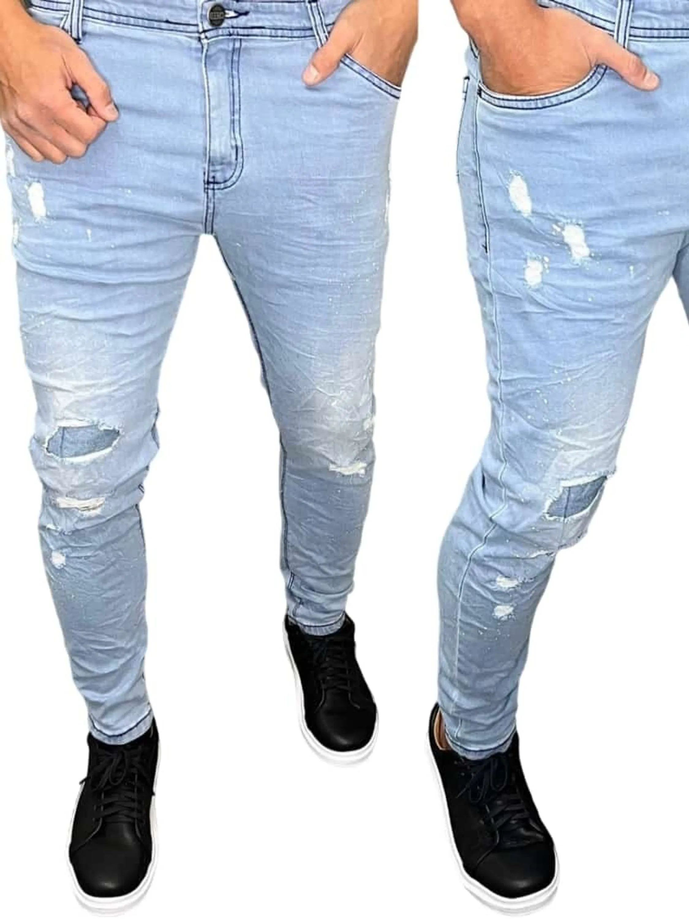 Calça Creed  masculina, superskinny diferenciada,  Premium, com elastano,estilo e qualidade,confeccionada pra atender o público diferenciado.