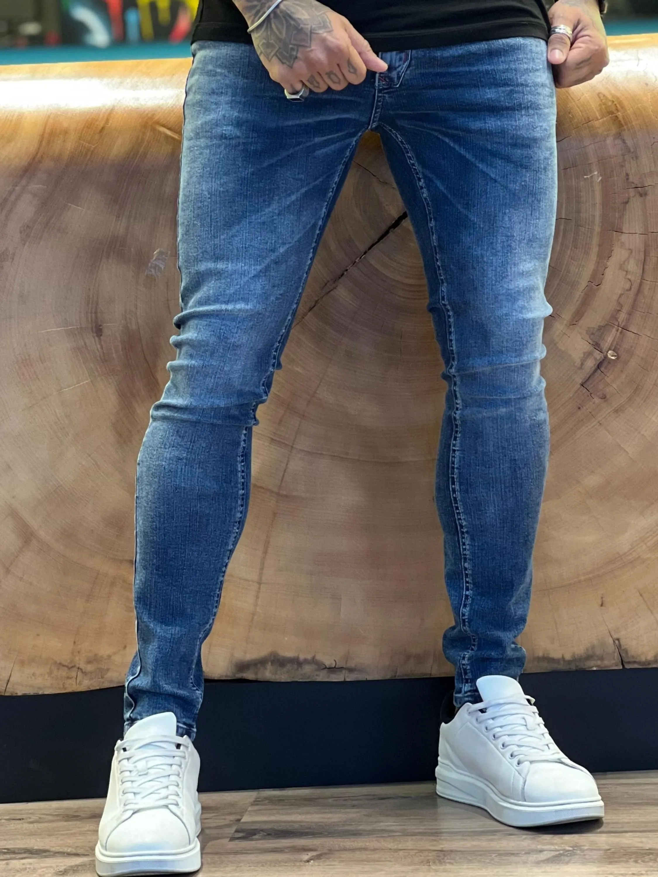 Calça Jeans CityDenim86 diferenciada,destroyer alguns detalhes na peça, modelagem super skinny disponível ,  ,Jeans Premium de alta qualidade,nos tamanhos do 38 ao 48