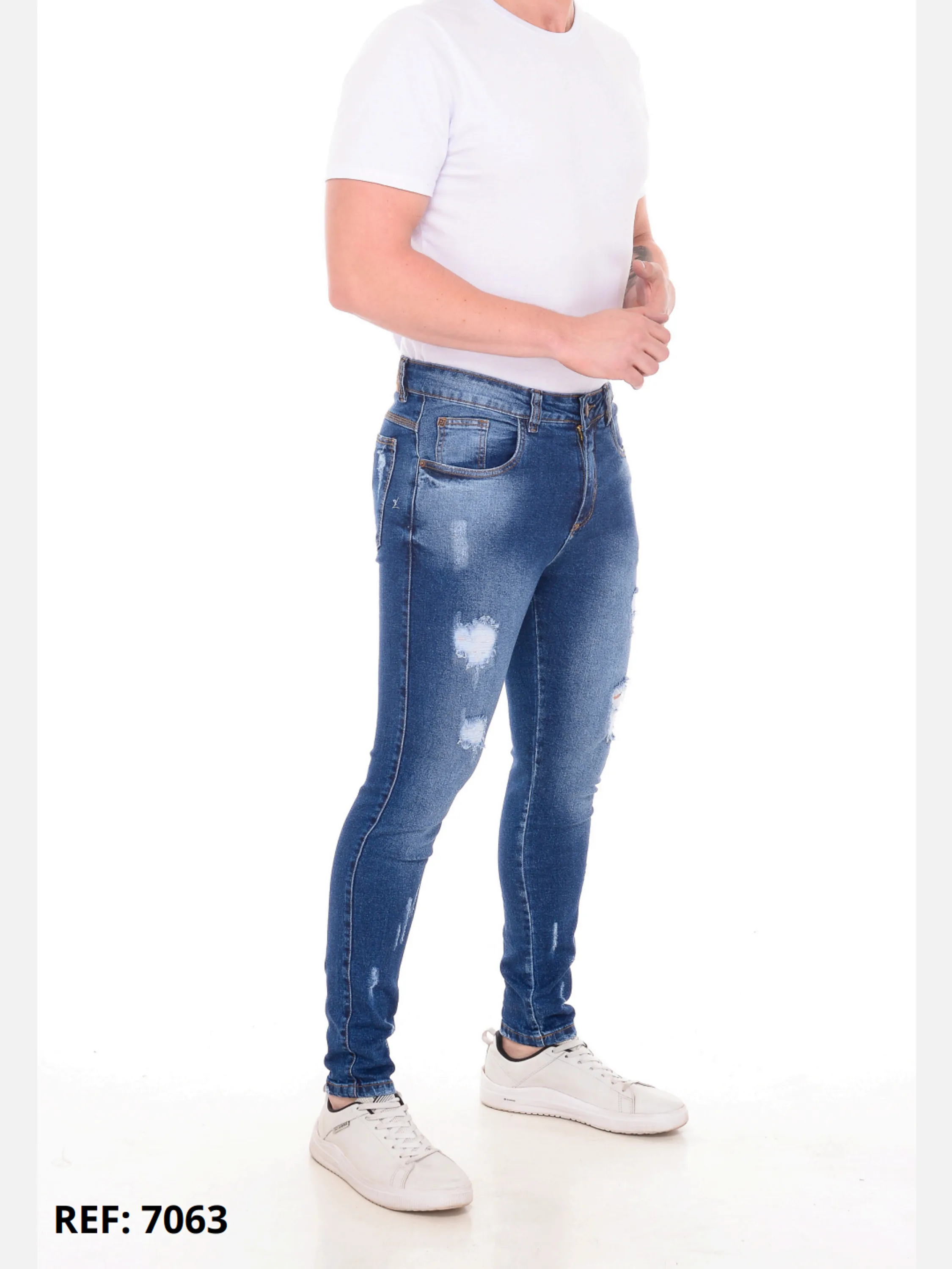 calças jeans skinny masculina ,moda jeans Premium com elastano, perfeita pra usar em todas as ocasiões.