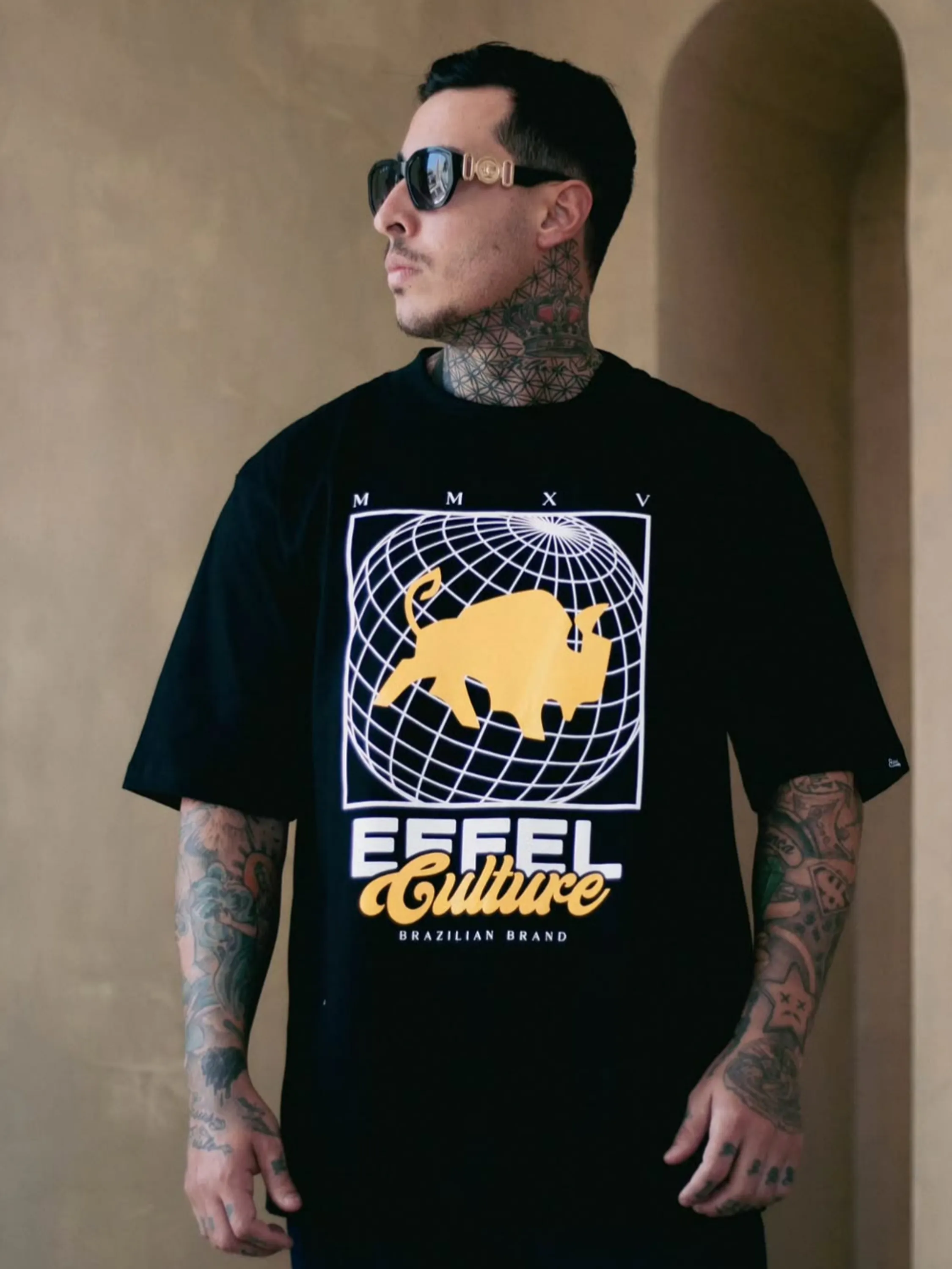 camiseta  oversized effel culture original