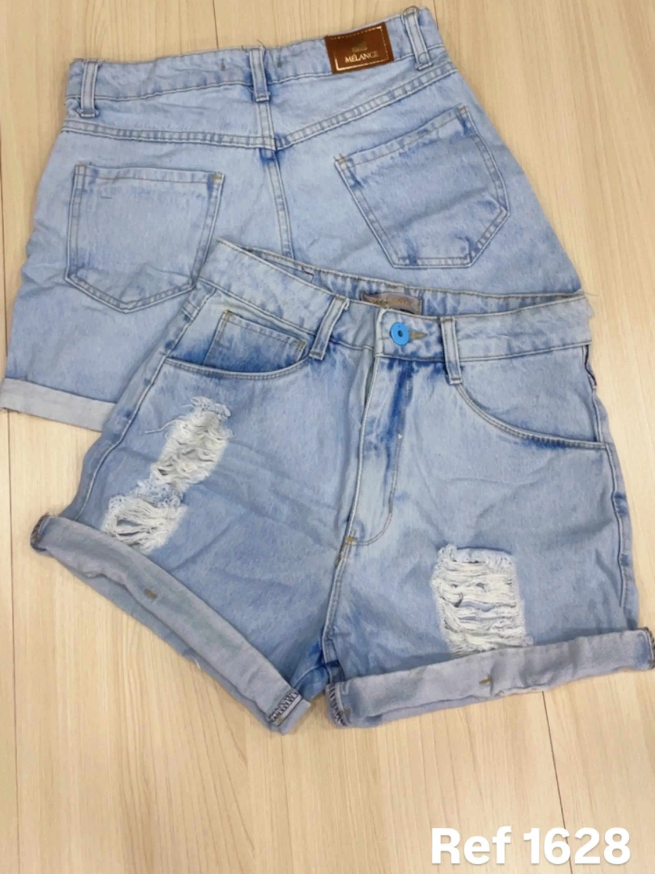 Shorts Jeans  curto feminino sem Lycra tamanhod do 36 ao 44