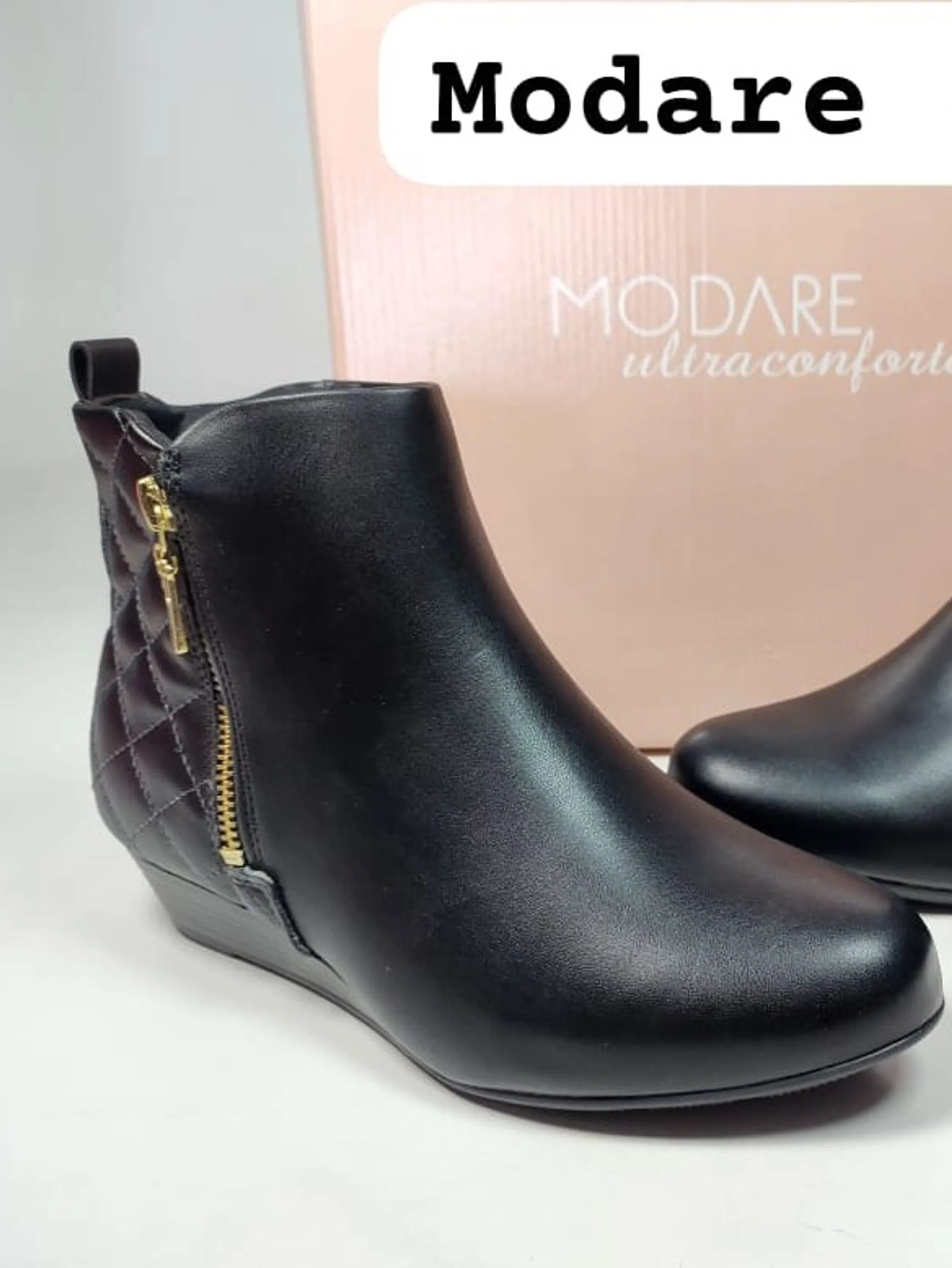 Bota cano curto feminino Modare