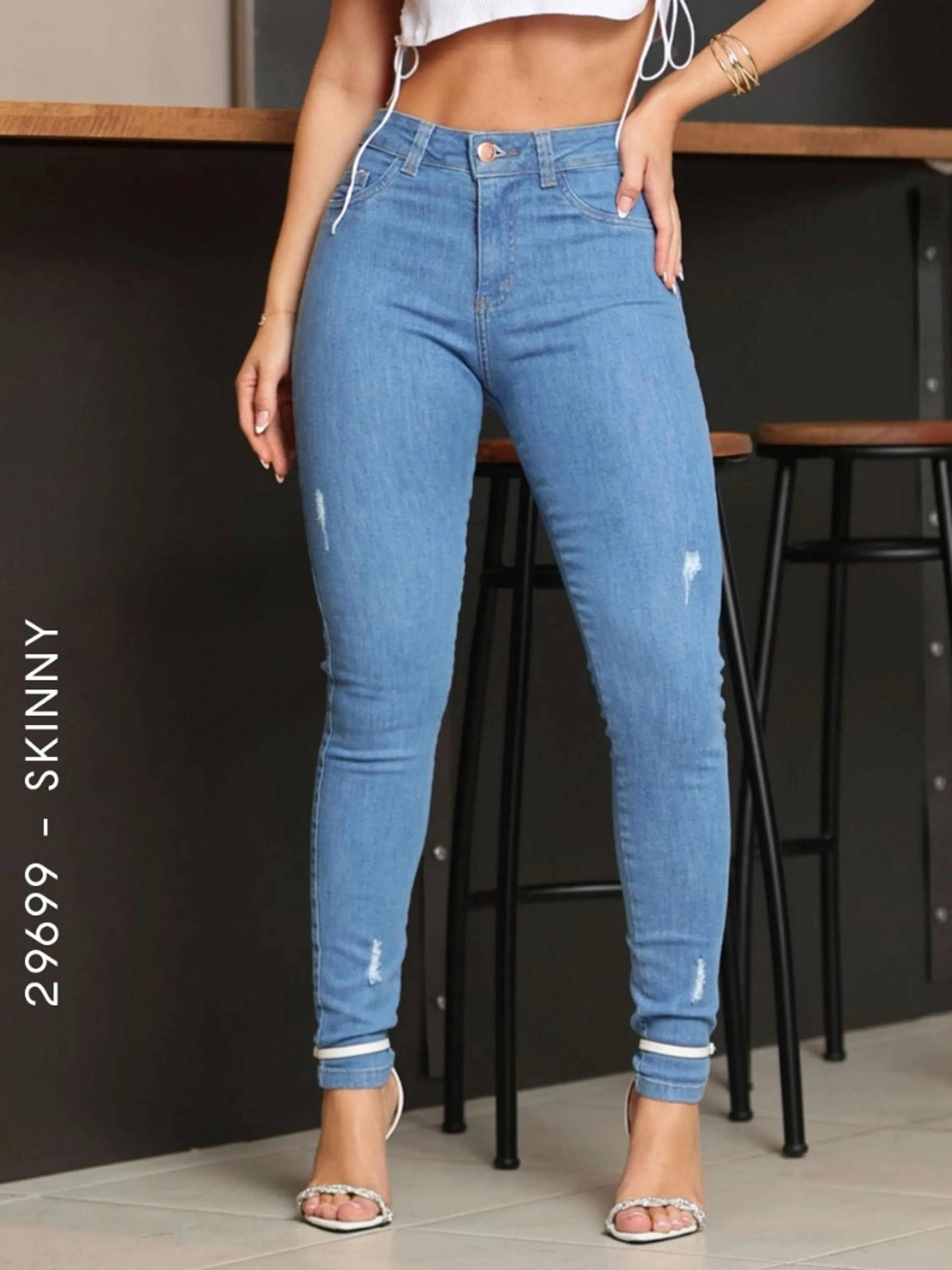 Calça  Biotipo Jeans Premium no atacado grade com 8 peças ,tamanhos do 36 ao 46