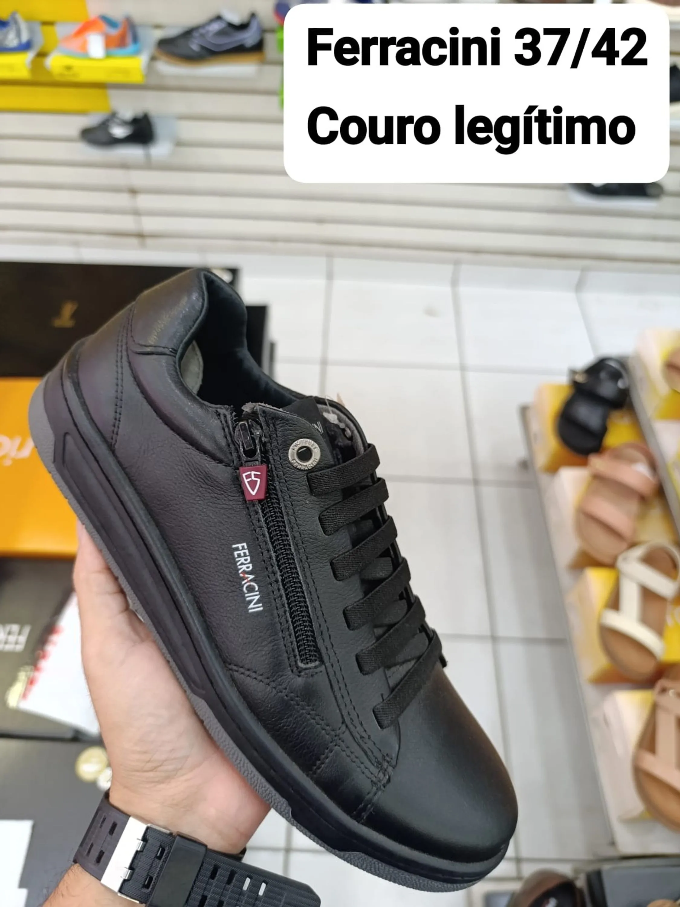 Sapatênis masculino Ferracini preto