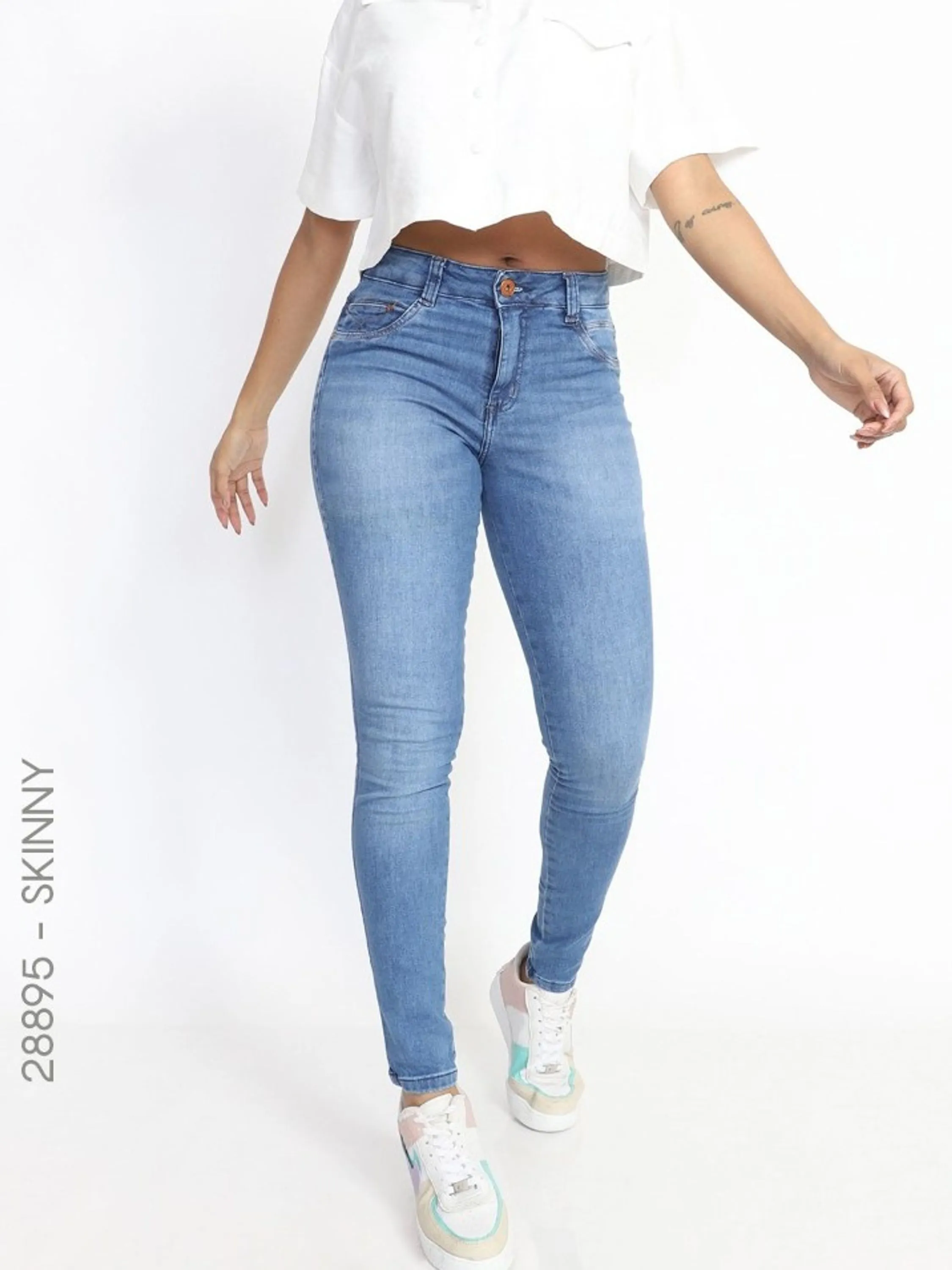 Calça Biotipo Jeans no atacado grade com 8 peças ,tamanhos do 36 ao 46