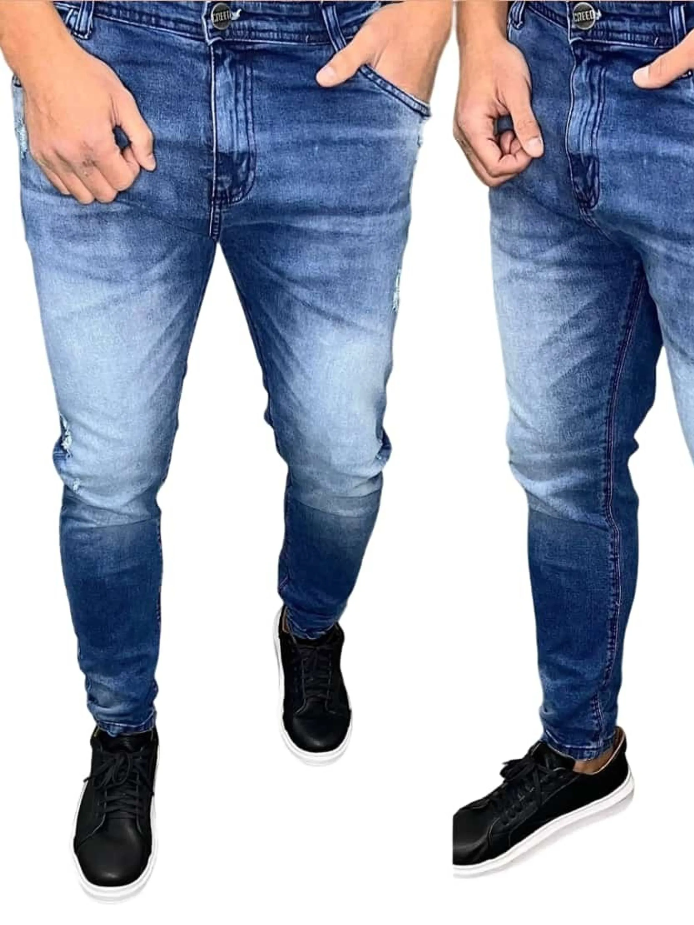 Calça Creed  masculina, superskinny diferenciada,  Premium, com elastano,estilo e qualidade,confeccionada pra atender o público diferenciado.