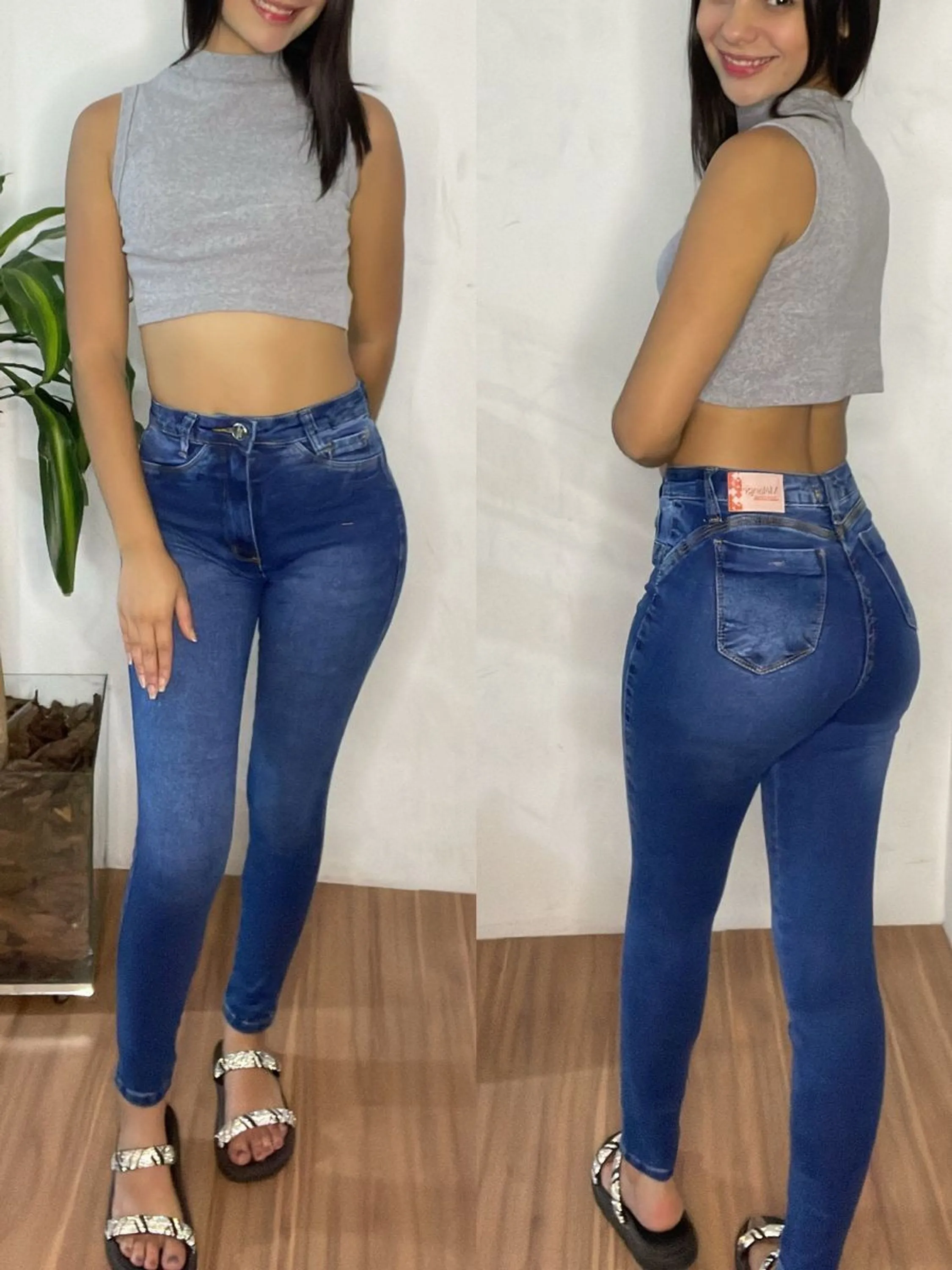 calça jeans feminina modelo skinny com elastano modelo exclusivo power do 36 ao 46 direto da fábrica.