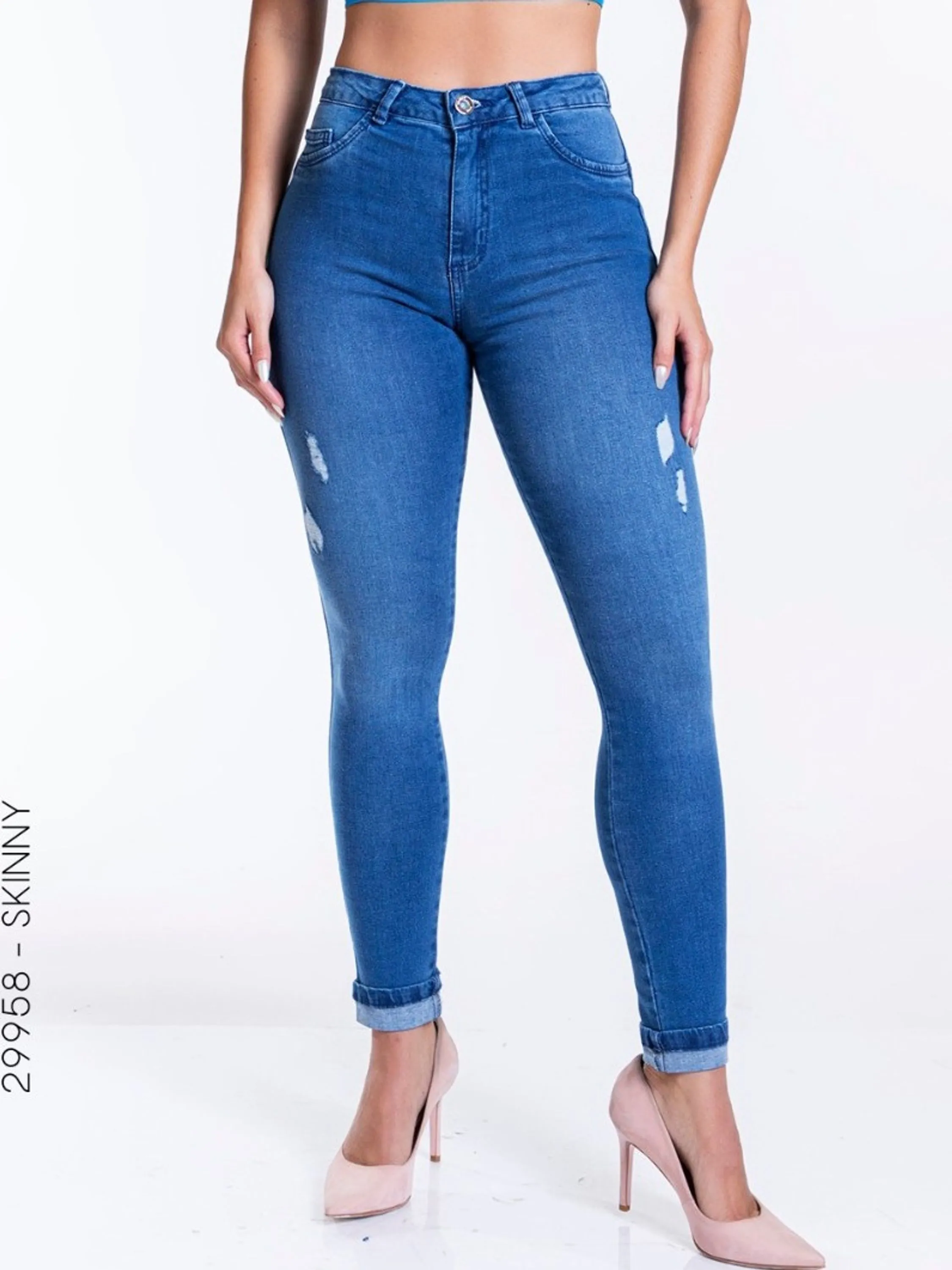 Calça  Biotipo Jeans Premium no atacado grade com 8 peças ,tamanhos do 36 ao 46