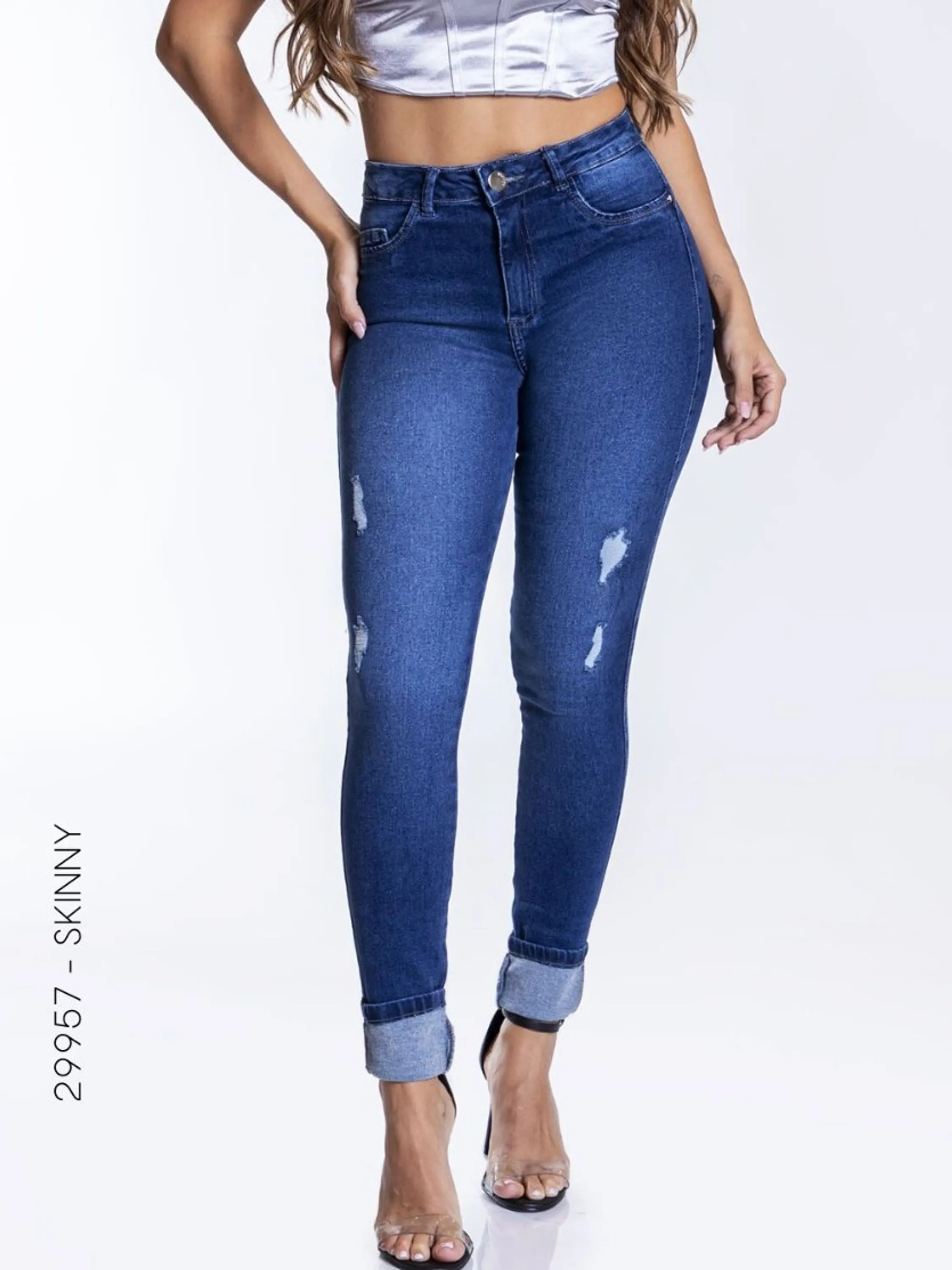 Calça Biotipo Jeans no atacado grade com 8 peças ,tamanhos do 36 ao 46