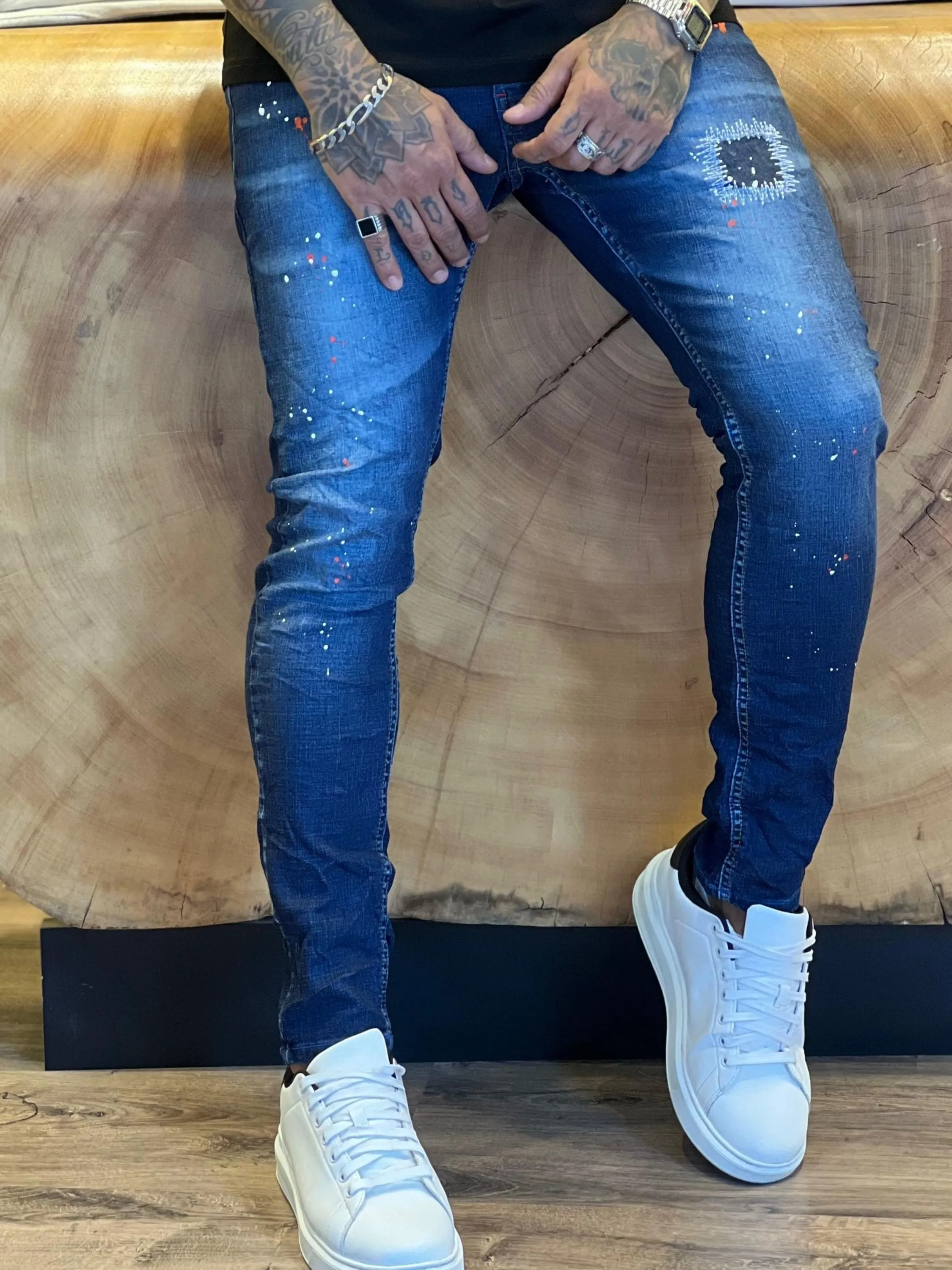 Calça Jeans CityDenim diferenciada,destroyer alguns detalhes na peça, modelagem super skinny disponível ,  ,Jeans Premium de alta qualidade,nos tamanhos do 38 ao 48