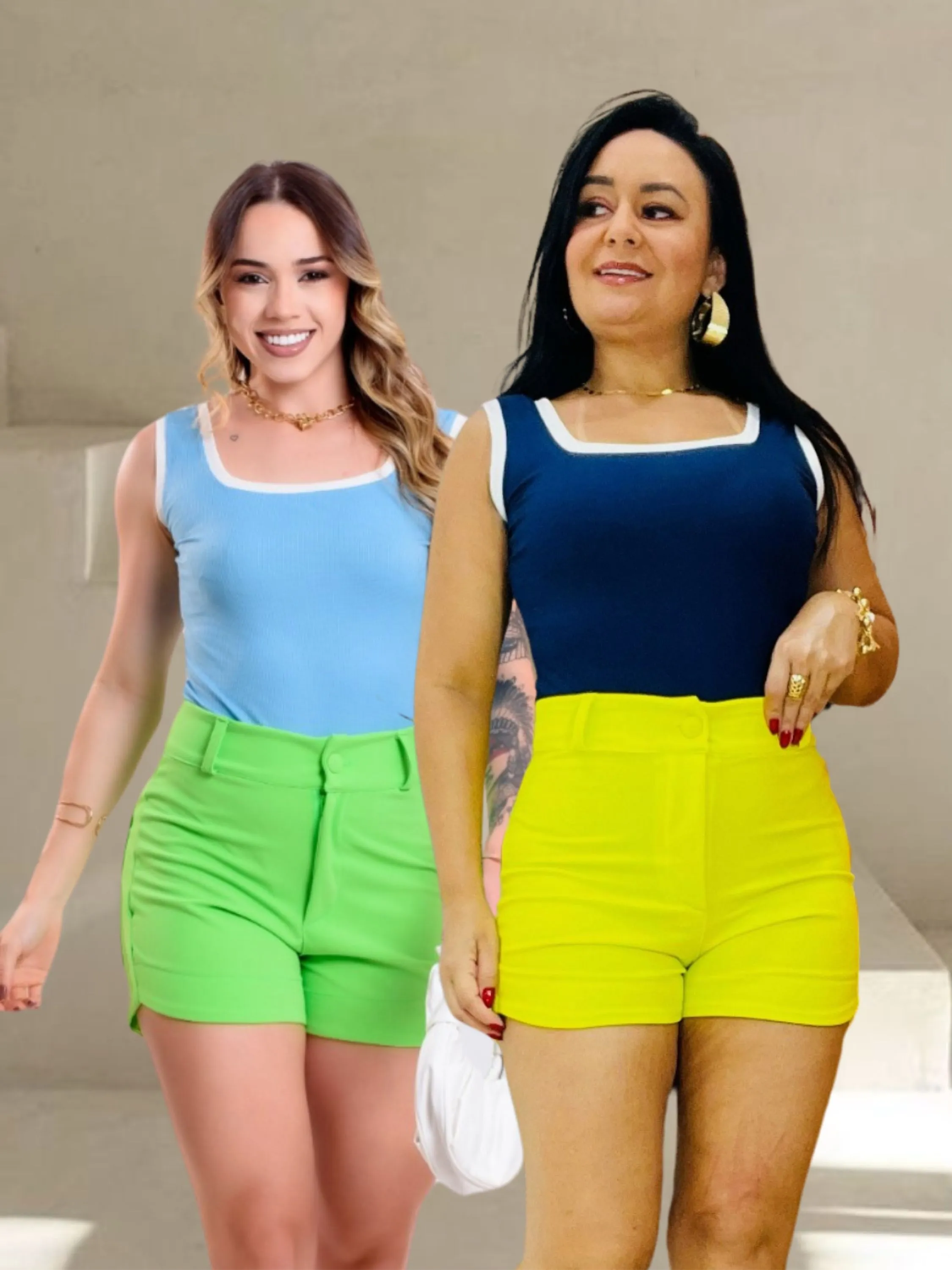 Short Social Fashion em Alfaitaria Scuba