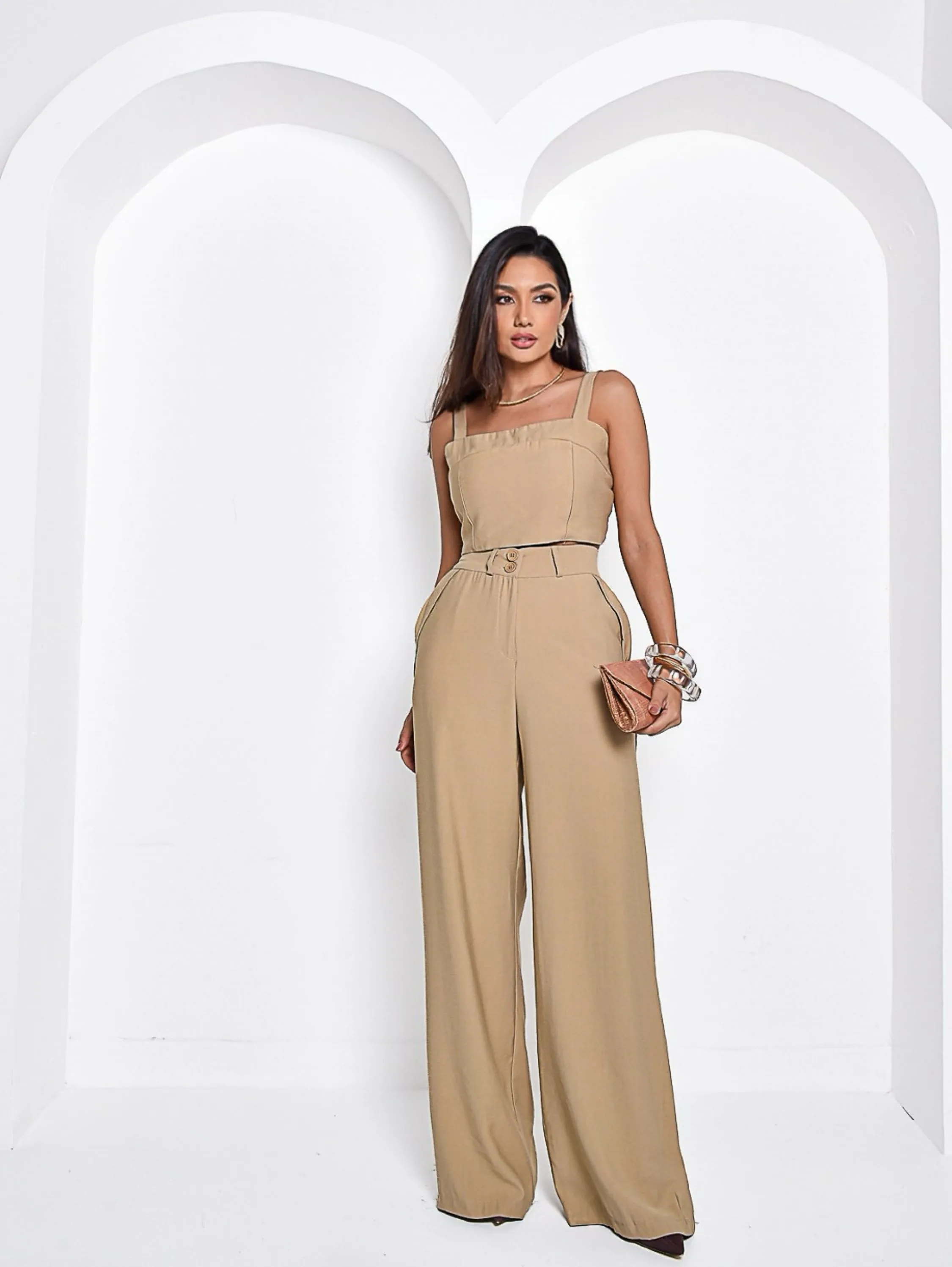 Conjunto Cenarium top e calça