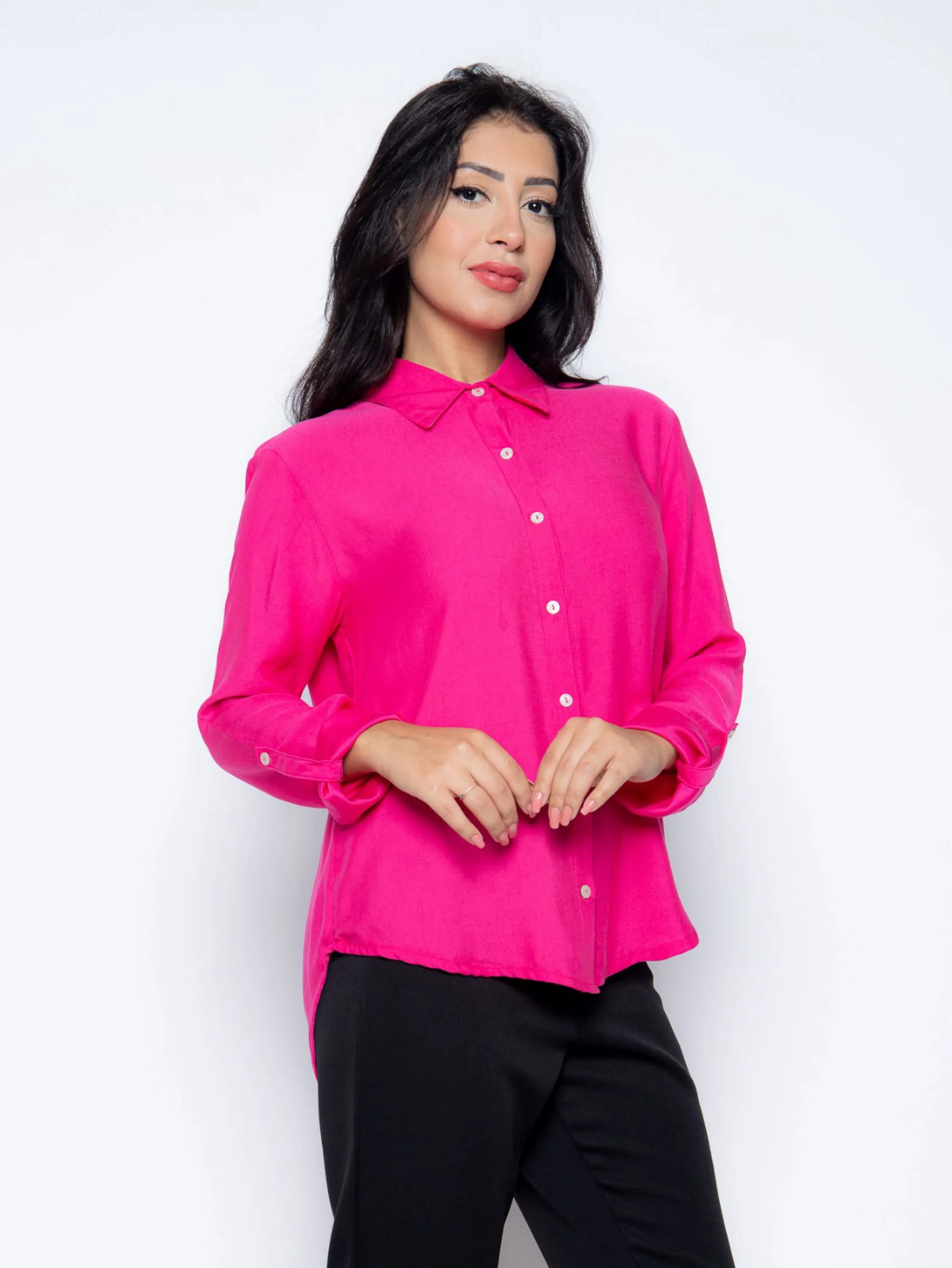 Camisa Cenarium Viscose Pink