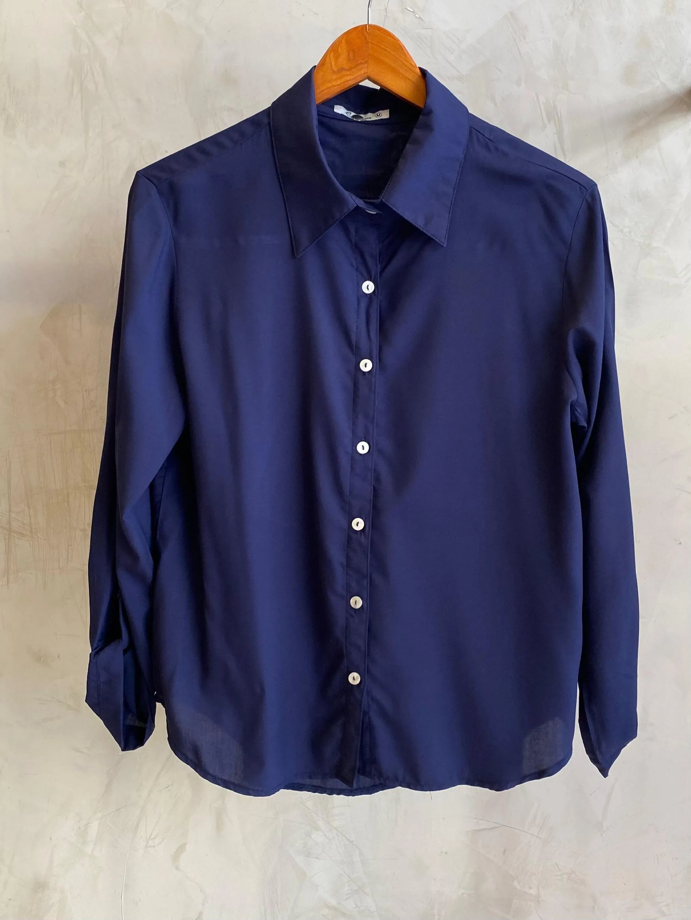 Camisa Cenarium Viscose Azul Marinho