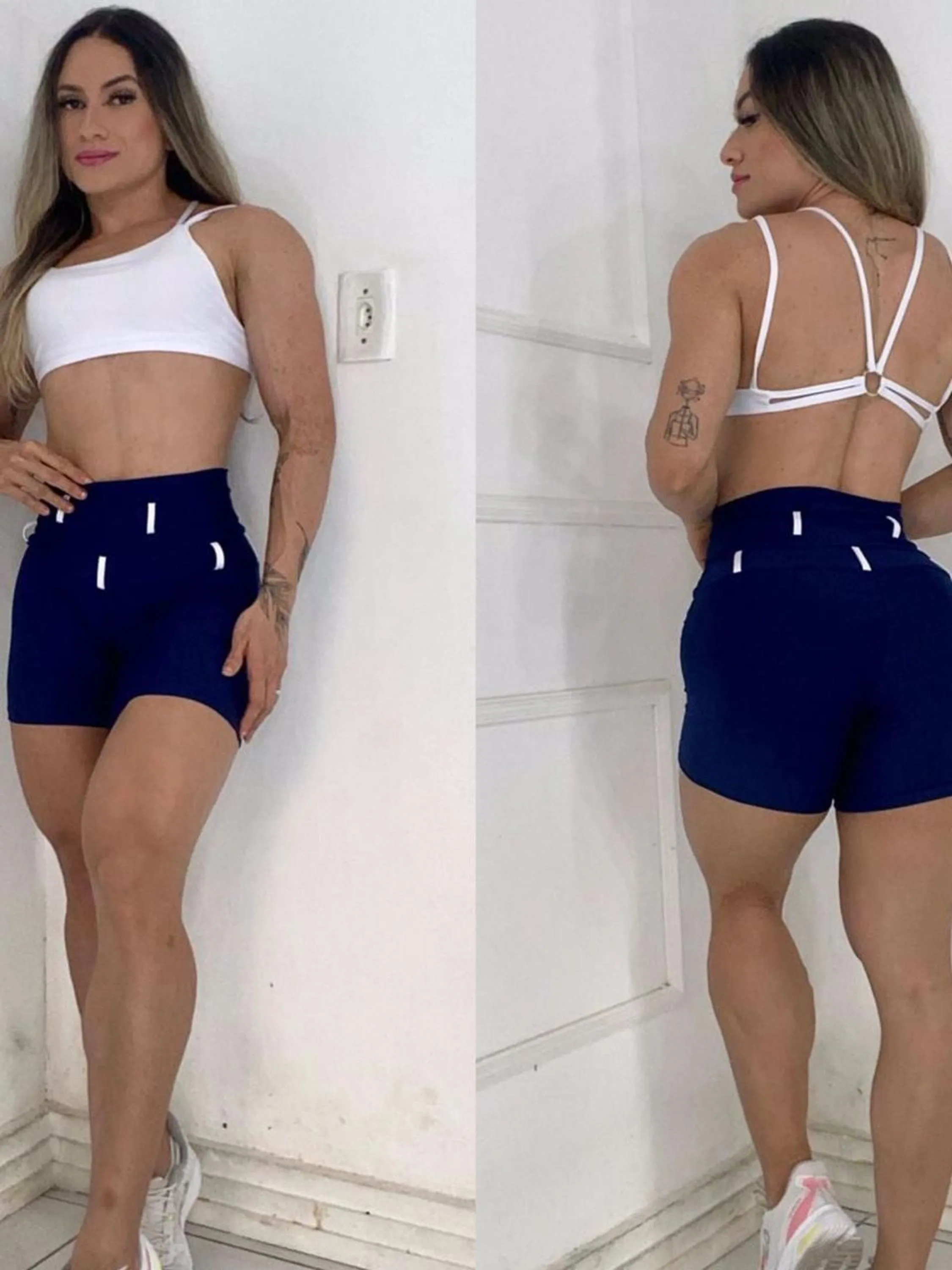 Conjunto de Shorte Academia