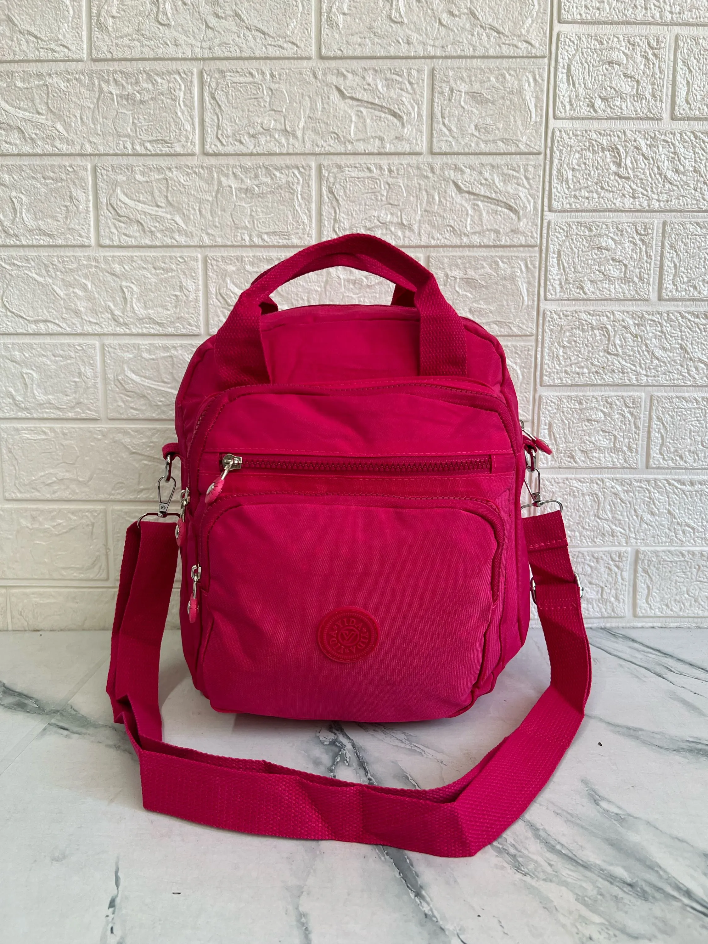 Bolsa feminina nylon média y4968