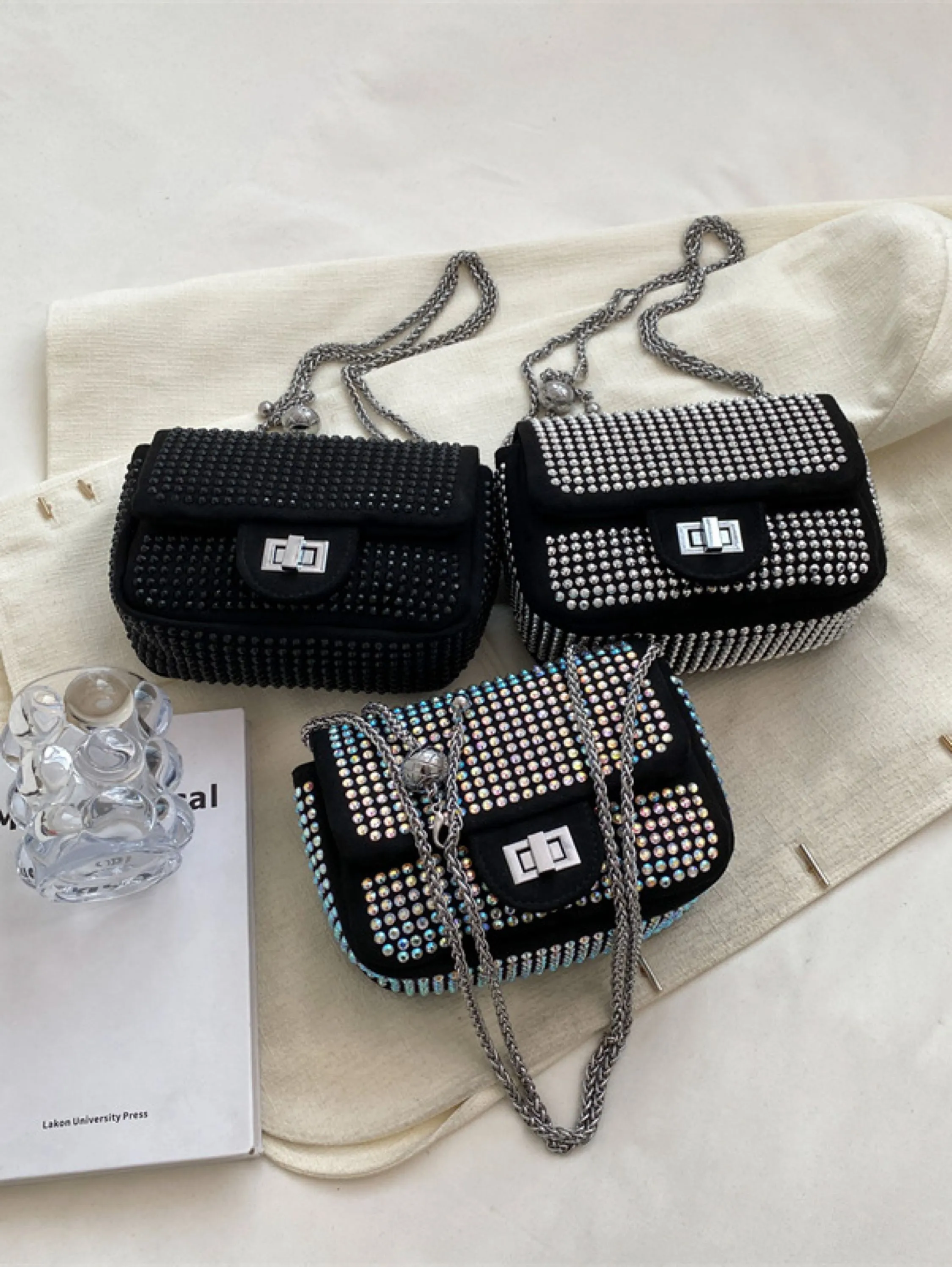 Bolsa Transversal Feminina Com CorrenteJY1903