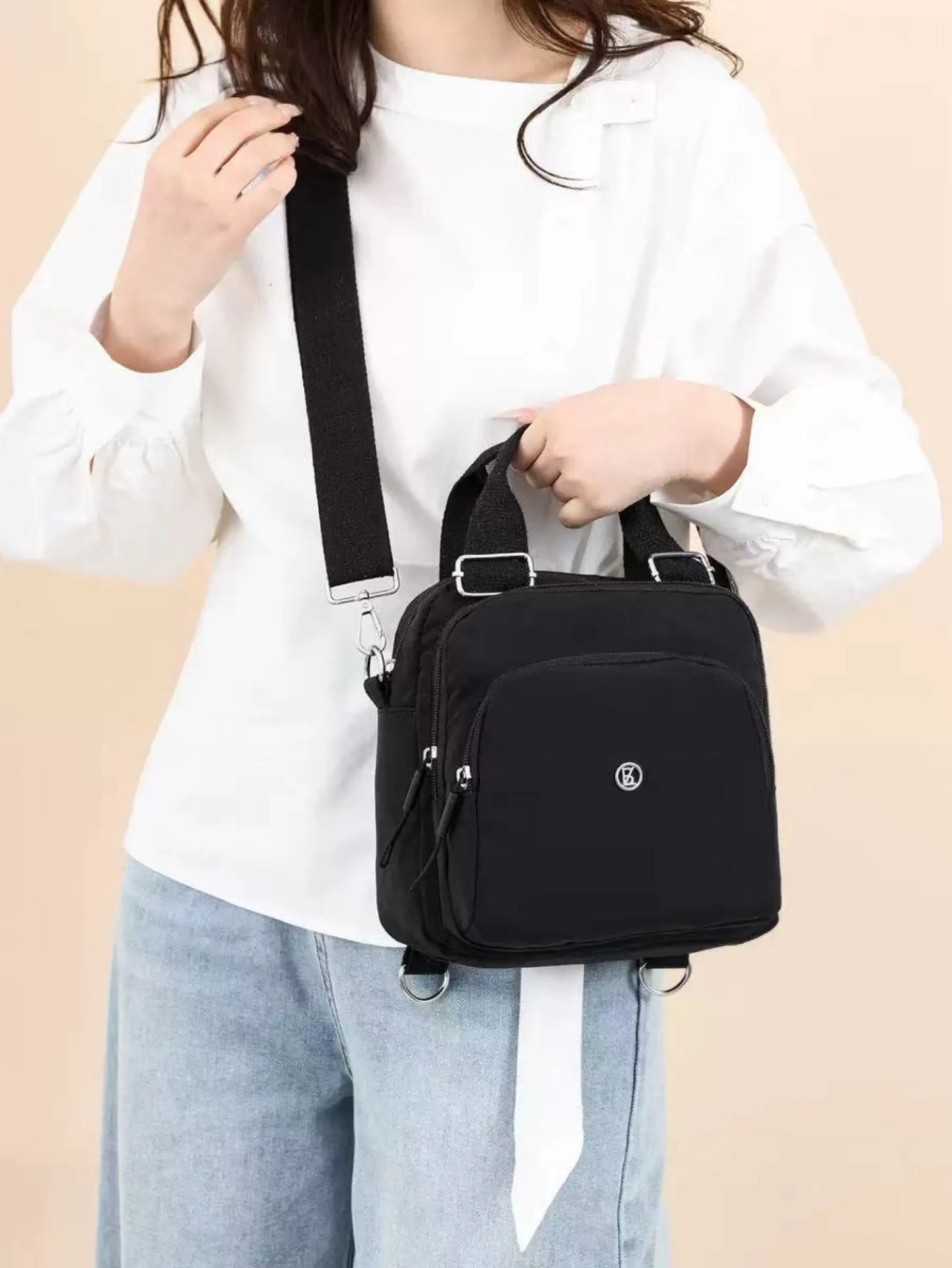 Bolsa feminina ajustável vira mochila  6200